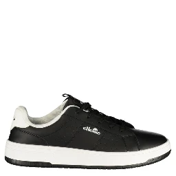 Black Polyurethane Men's Sneaker