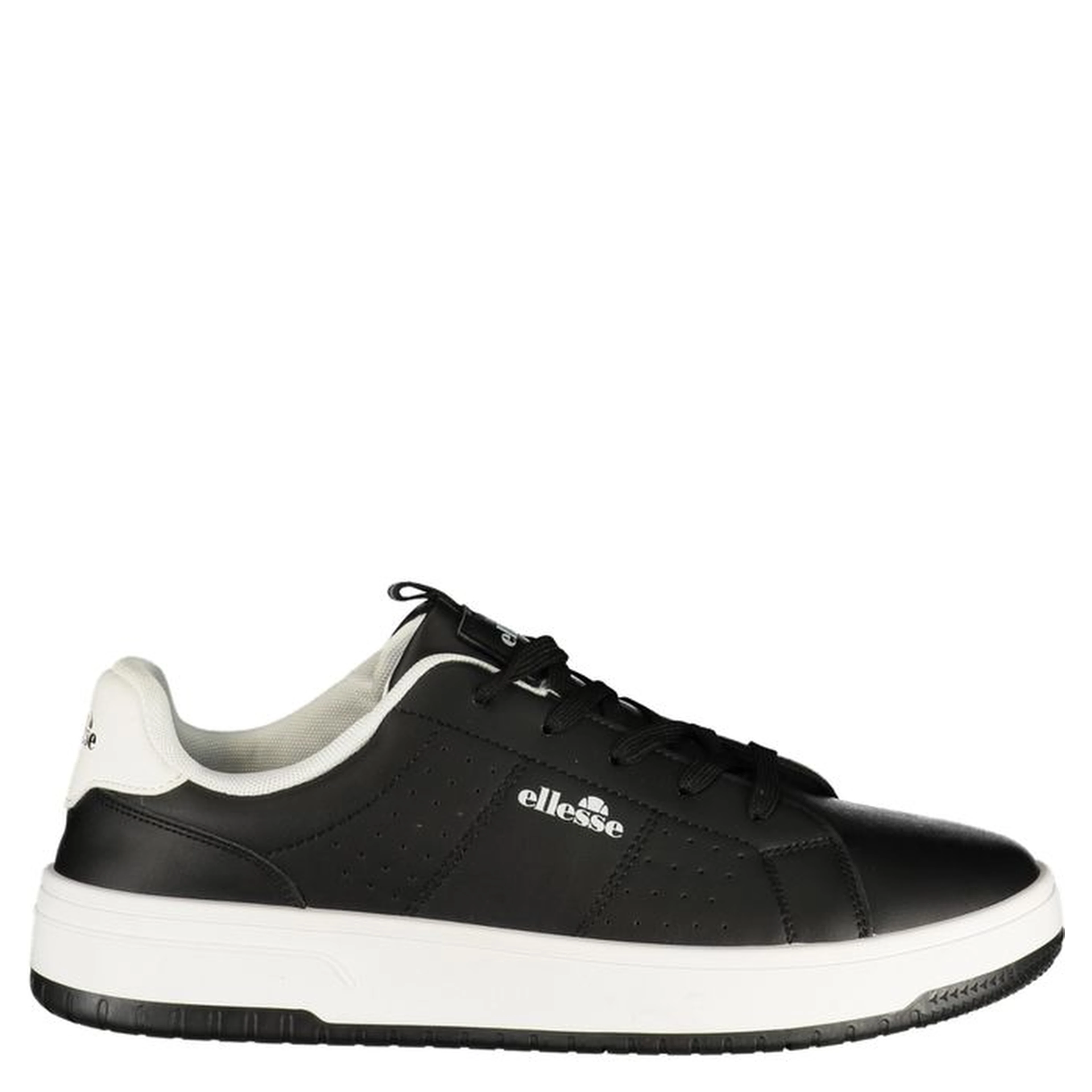 Black Polyurethane Men's Sneaker
