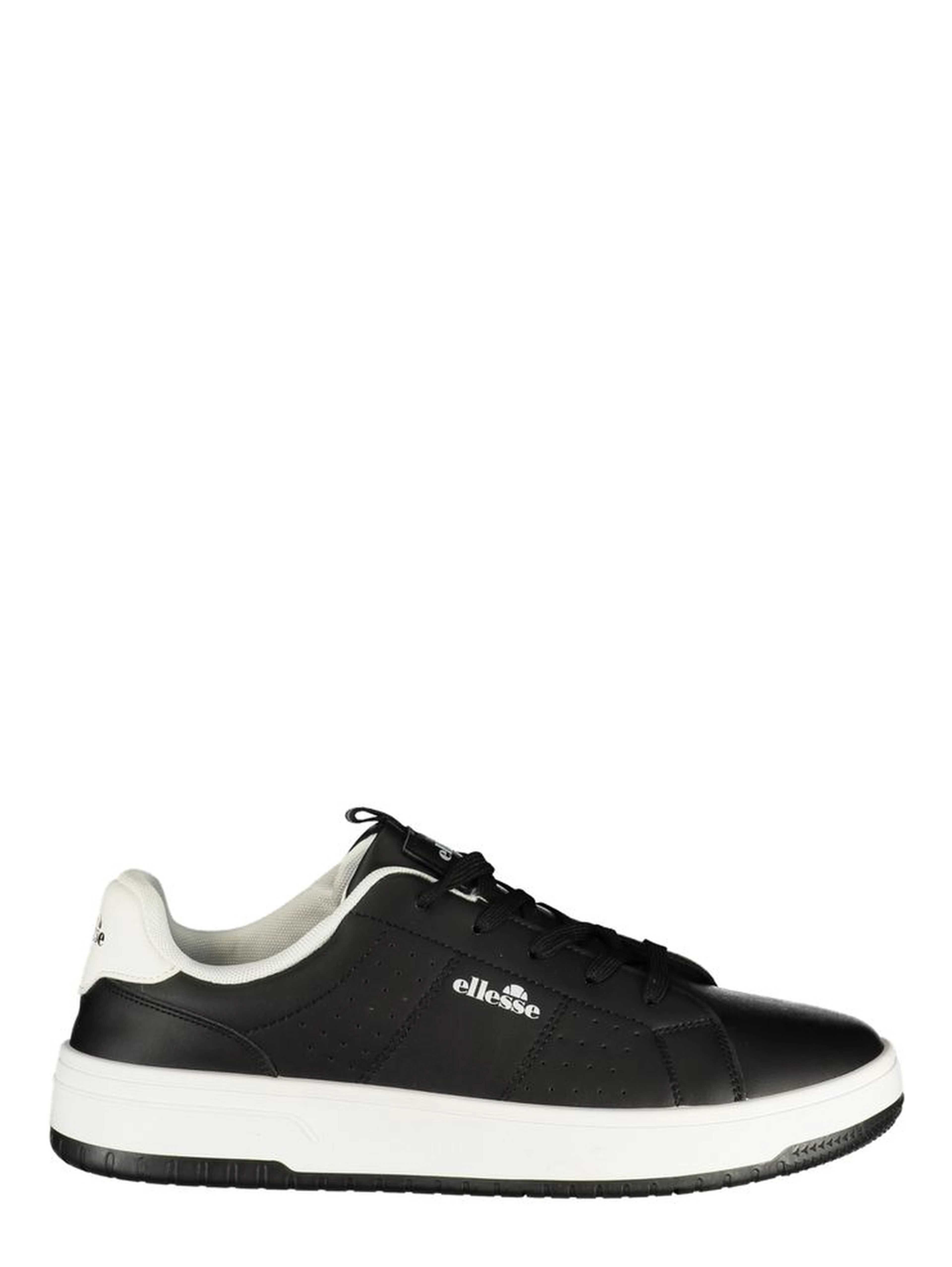 Black Polyurethane Men's Sneaker