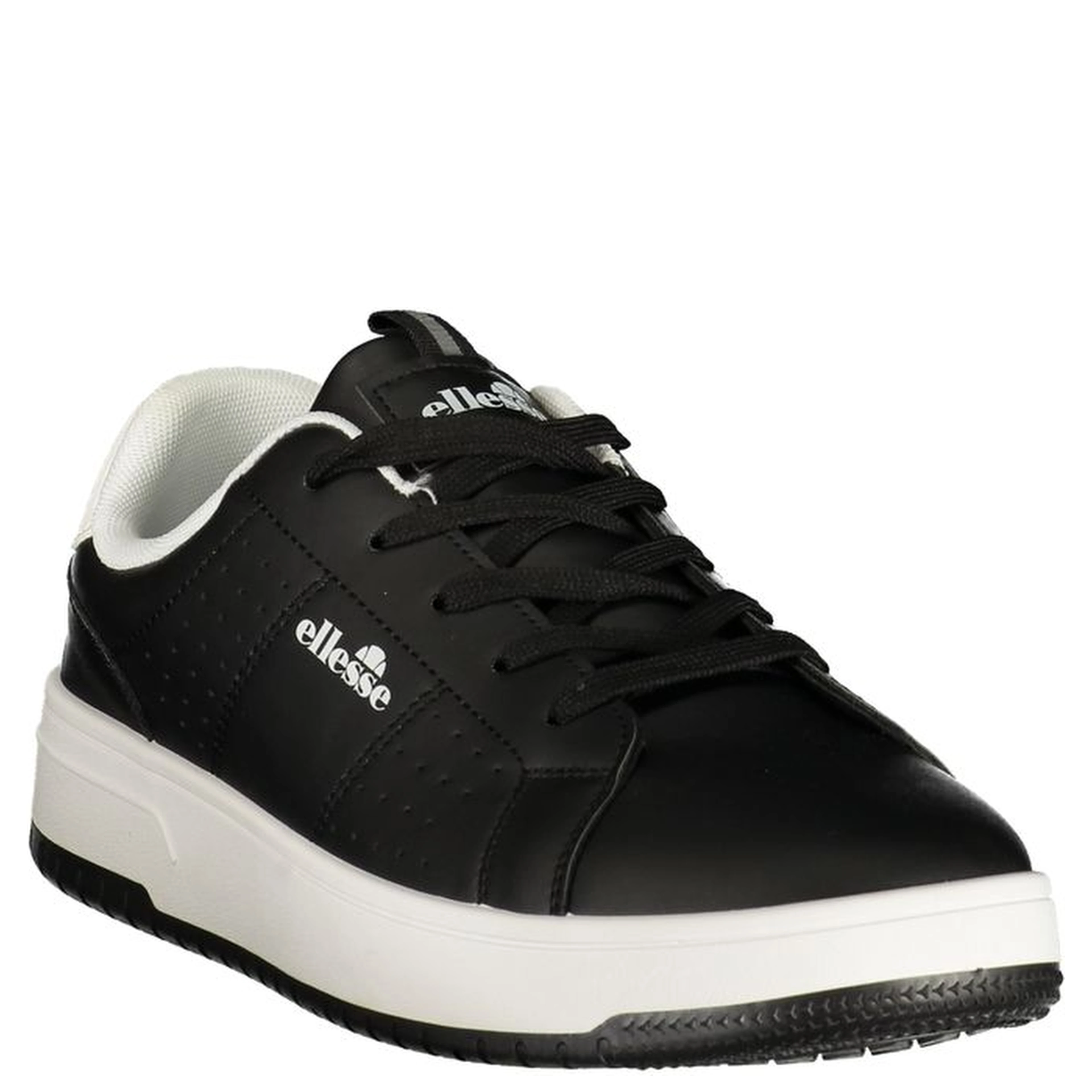 Black Polyurethane Men's Sneaker