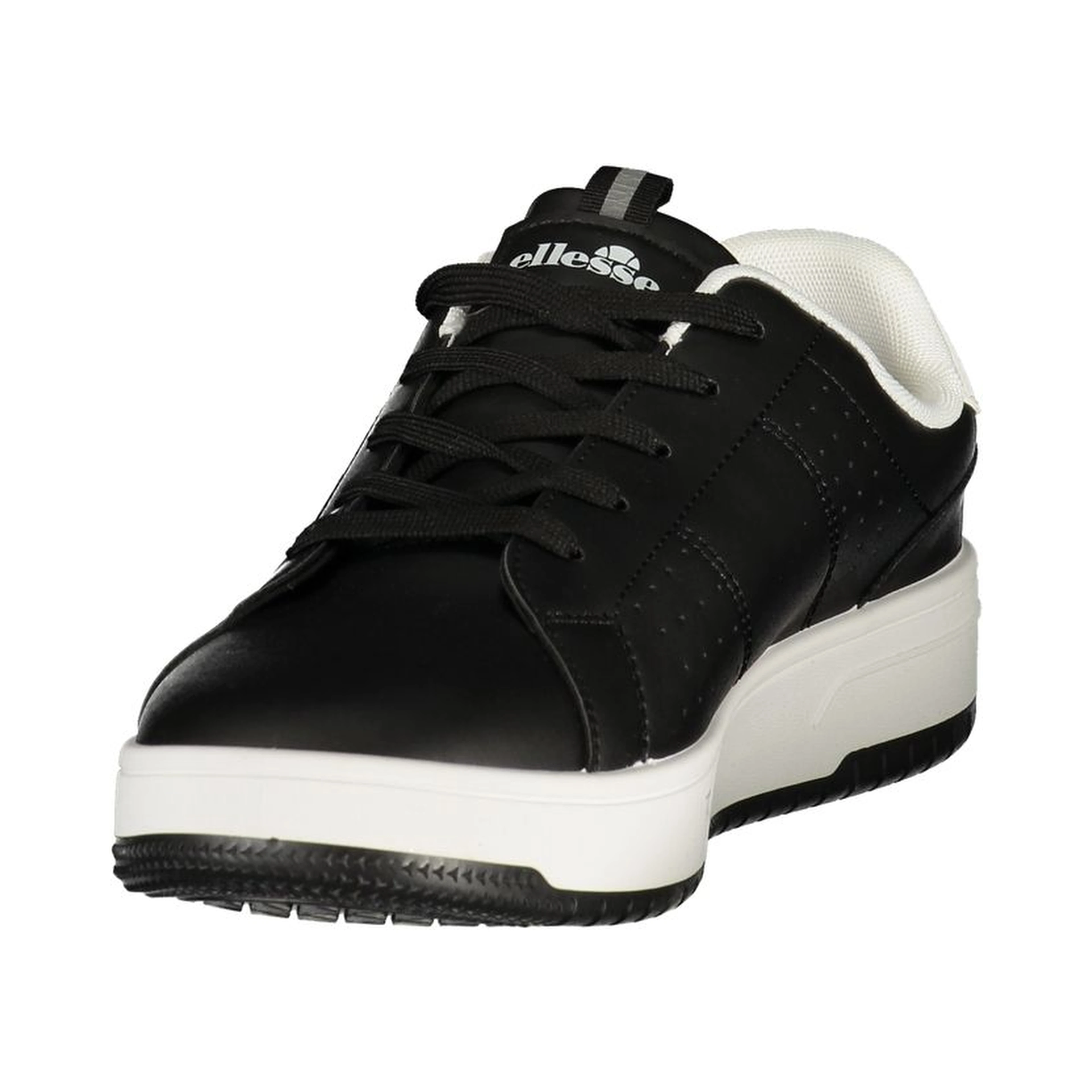 Black Polyurethane Men's Sneaker