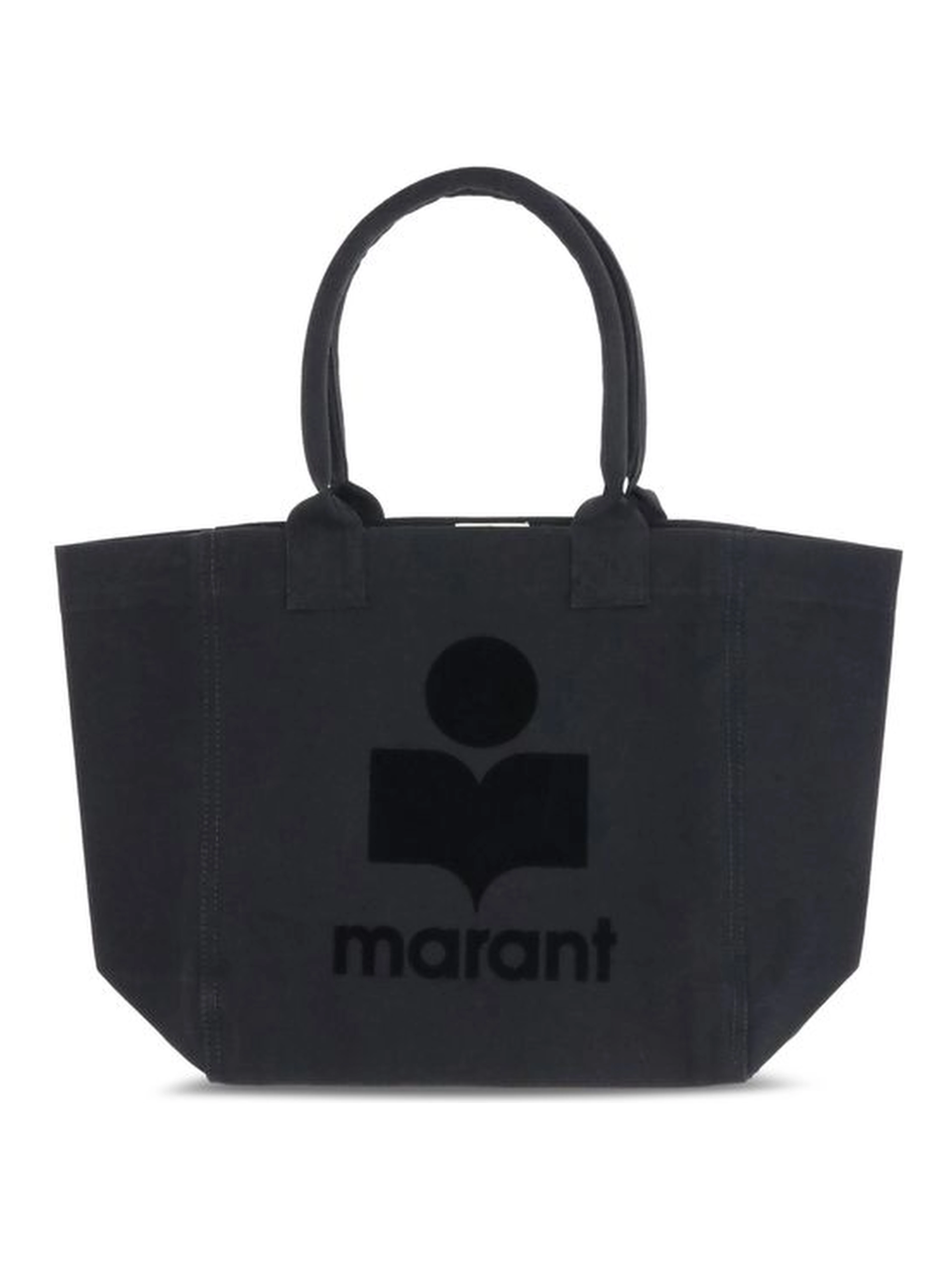 Black Cotton Shoulder Bag