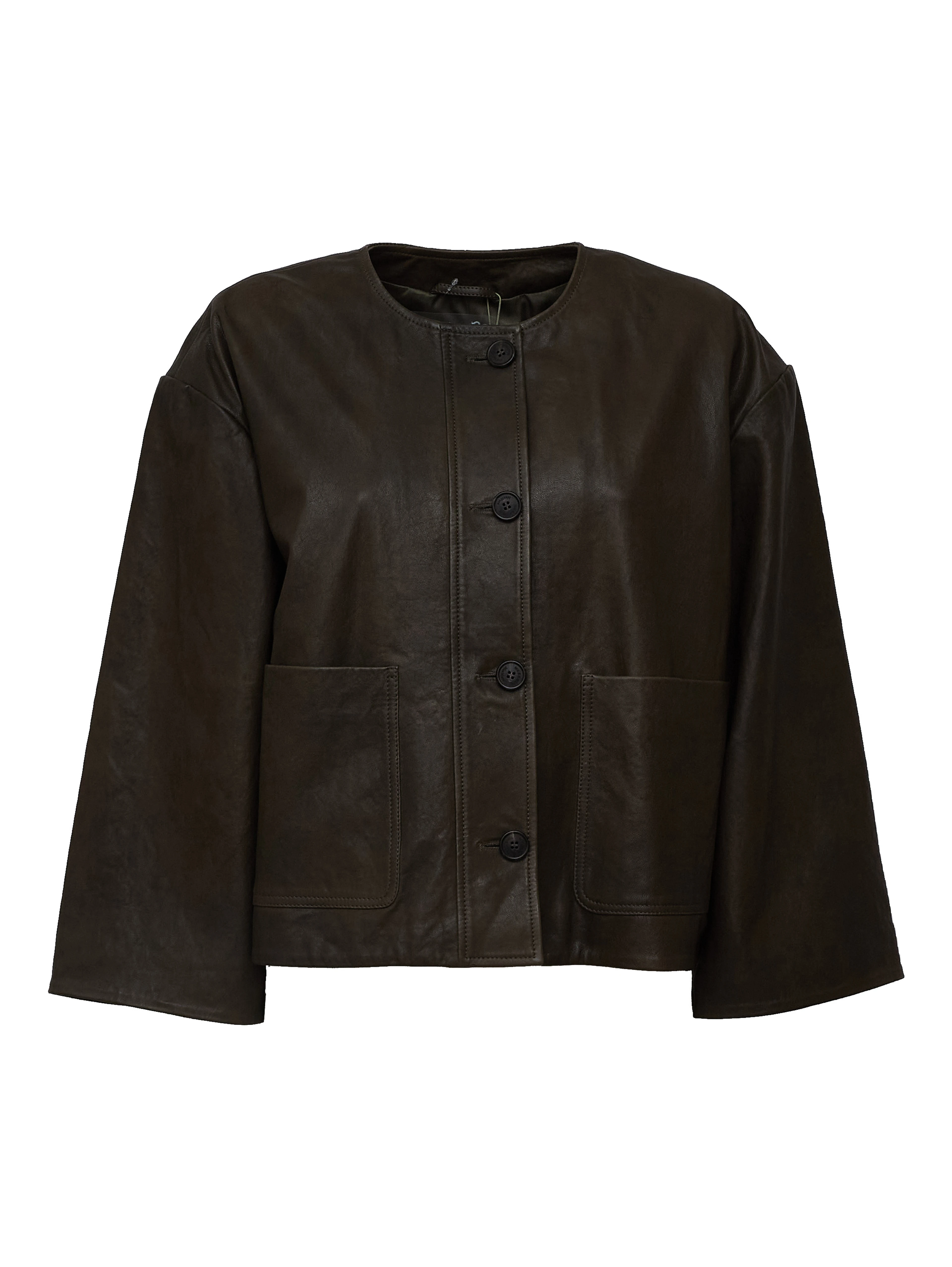 Giacca In Pelle Caliga Nappa Vegetal Wash