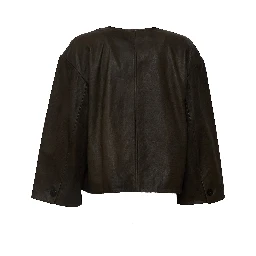 Giacca In Pelle Caliga Nappa Vegetal Wash