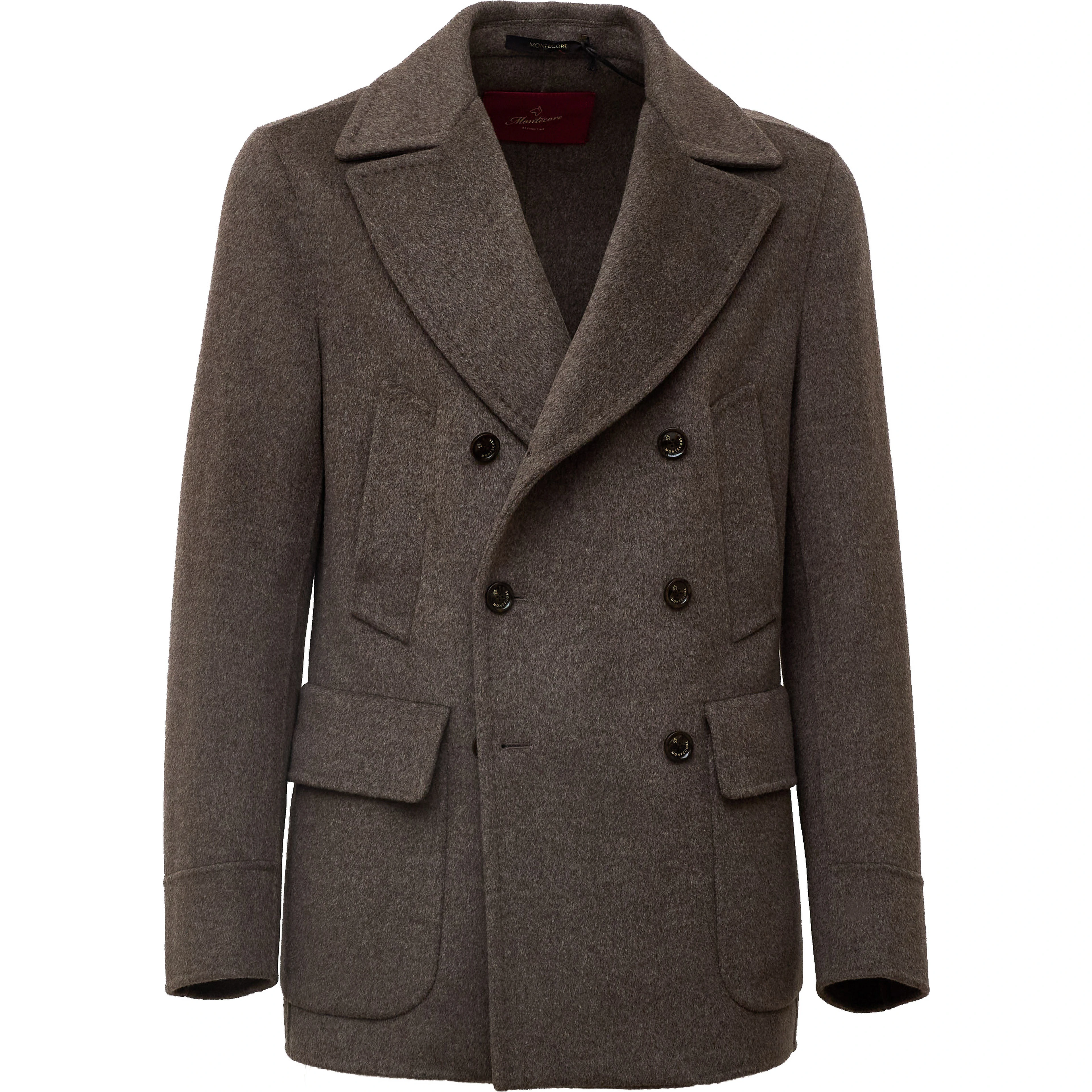 Peacoat Doppiopetto Lana, Cashmere