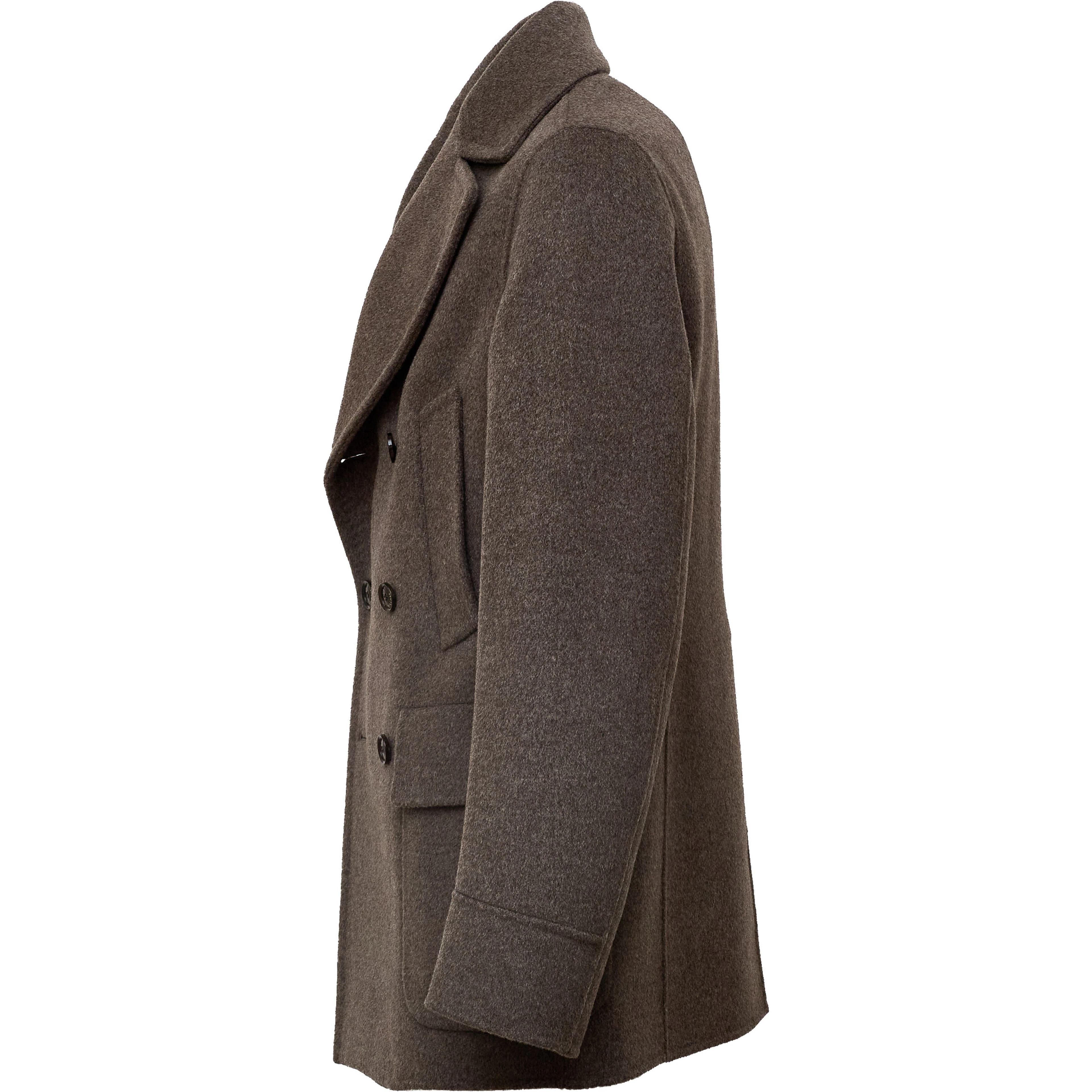 Peacoat Doppiopetto Lana, Cashmere