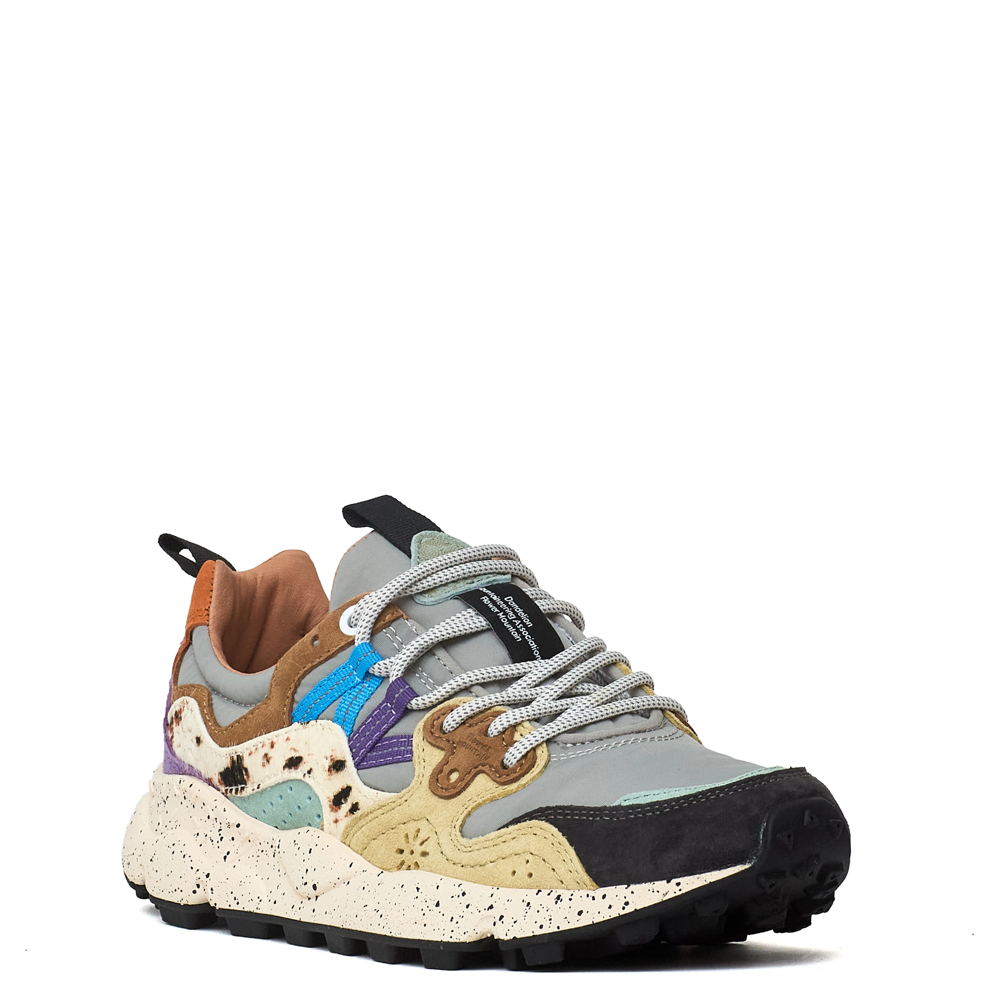 Sneakers Yamano 3 Uni Suede, Pony Hair, Nylon