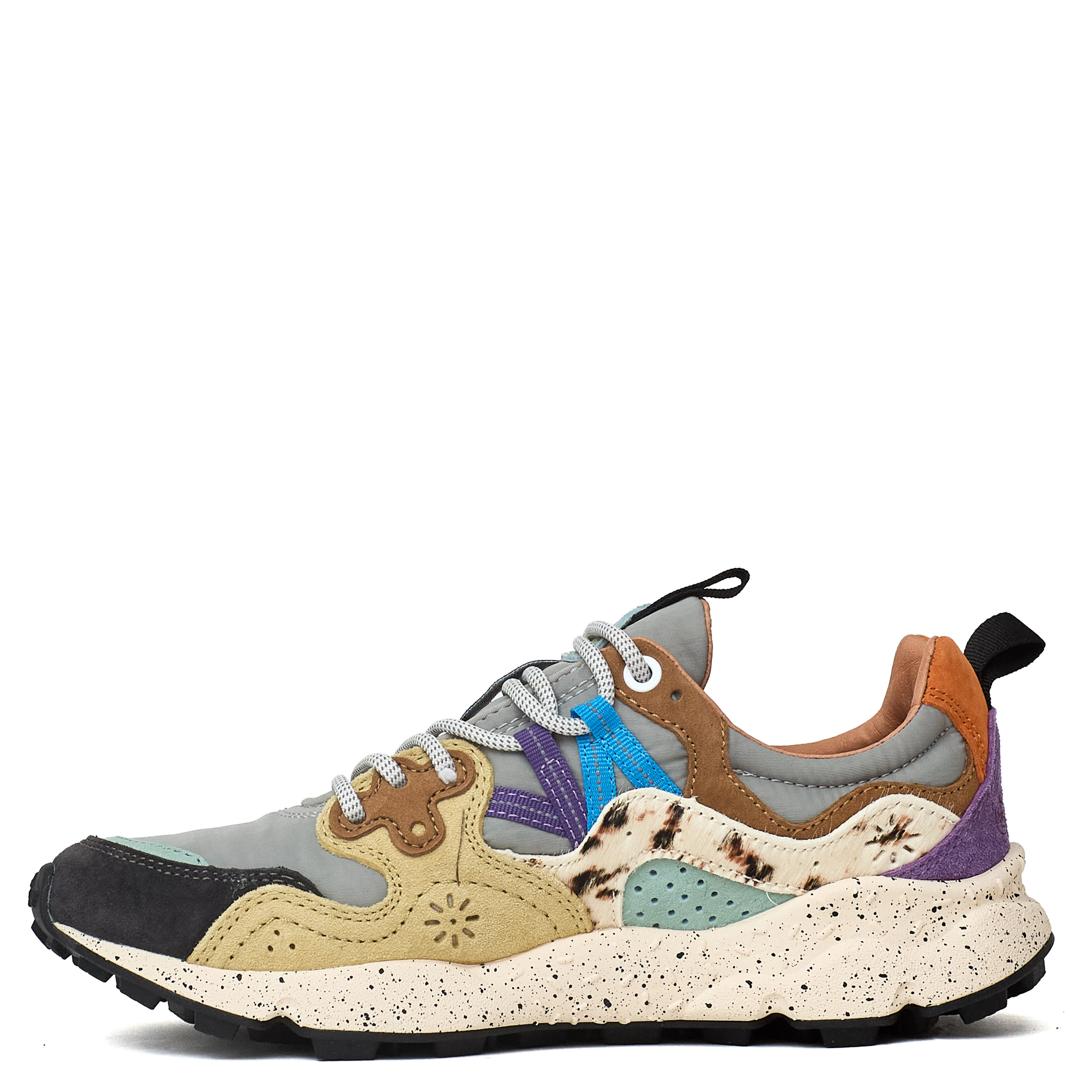 Sneakers Yamano 3 Uni Suede, Pony Hair, Nylon