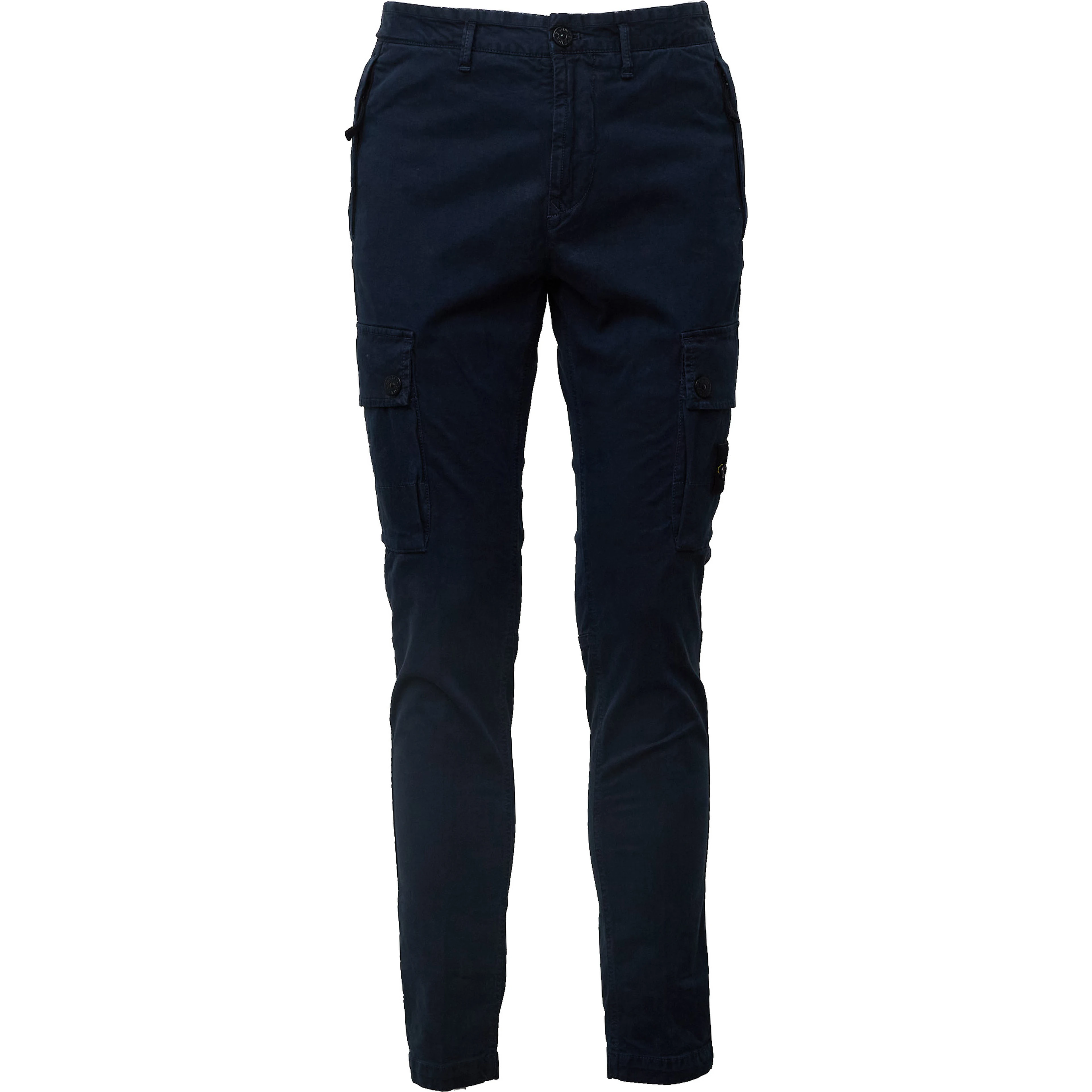 Pantaloni Cargo Stretch Organic Broken Twill Cotton Old Effect