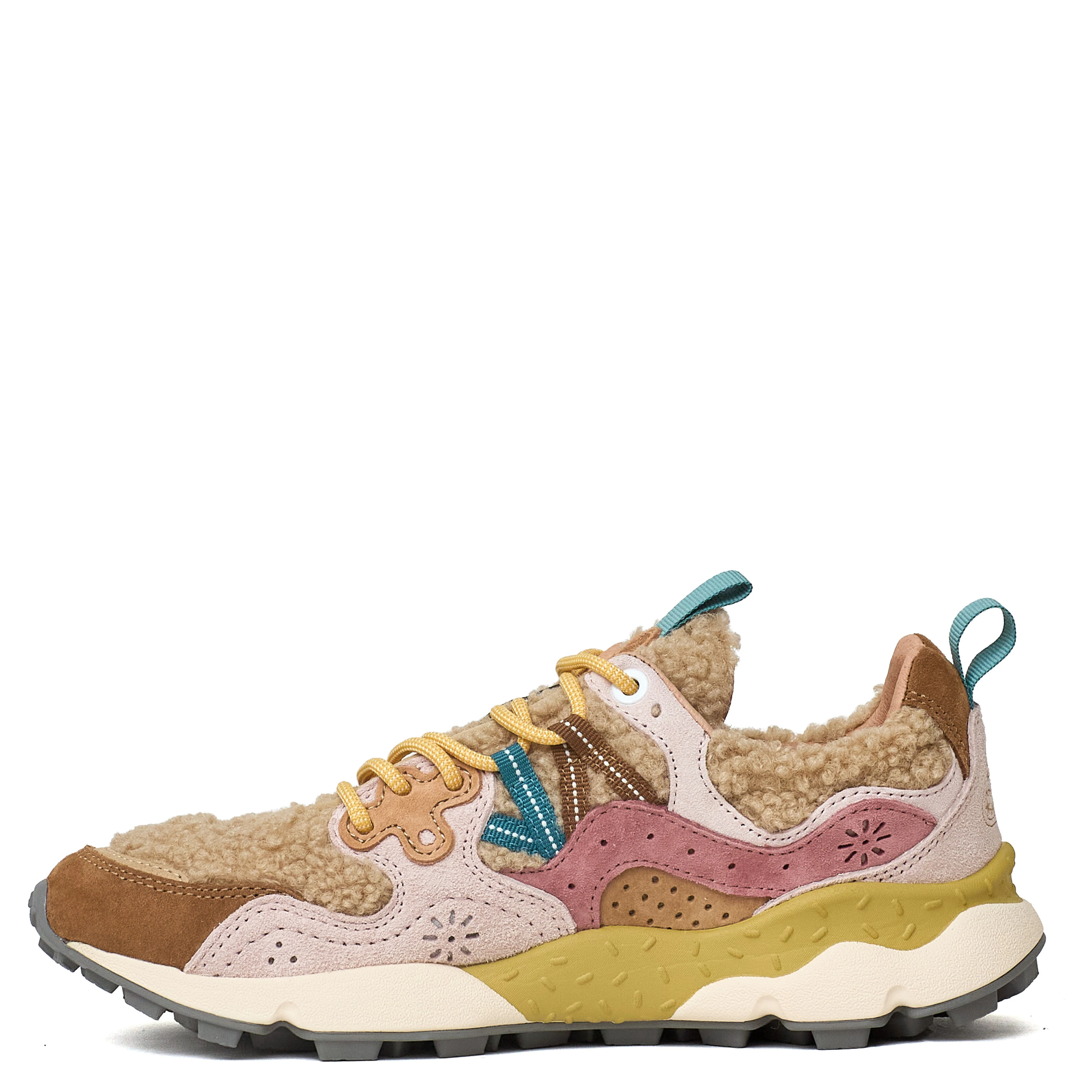 Sneakers Yamano 3 Woman Suede, Teddy
