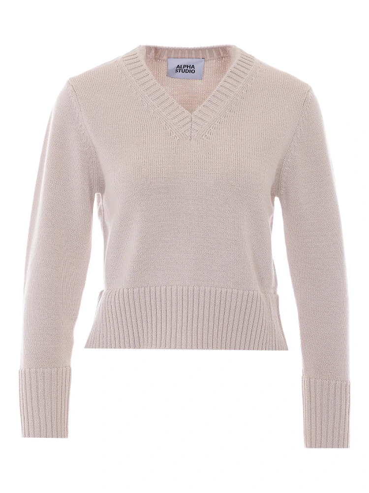 Alpha studio Sweaters Beige