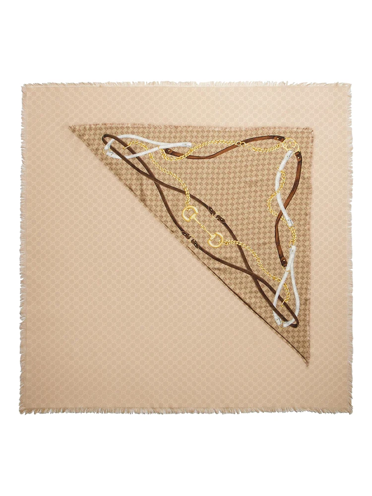 Gucci Scarfs Beige