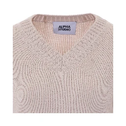 Alpha studio Sweaters Beige