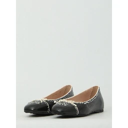 VLogo Signature ballet flats