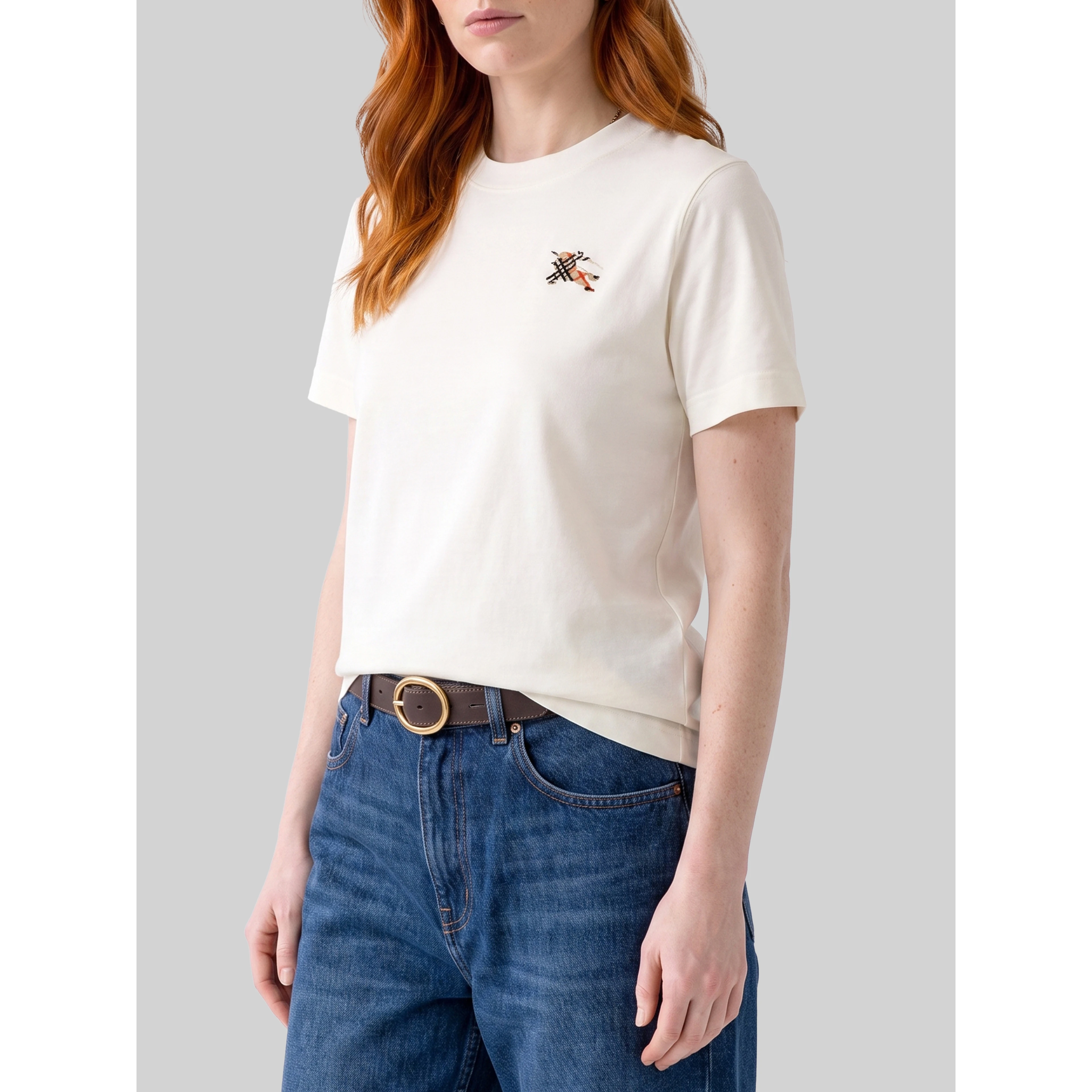 Knight Check cotton T-shirt