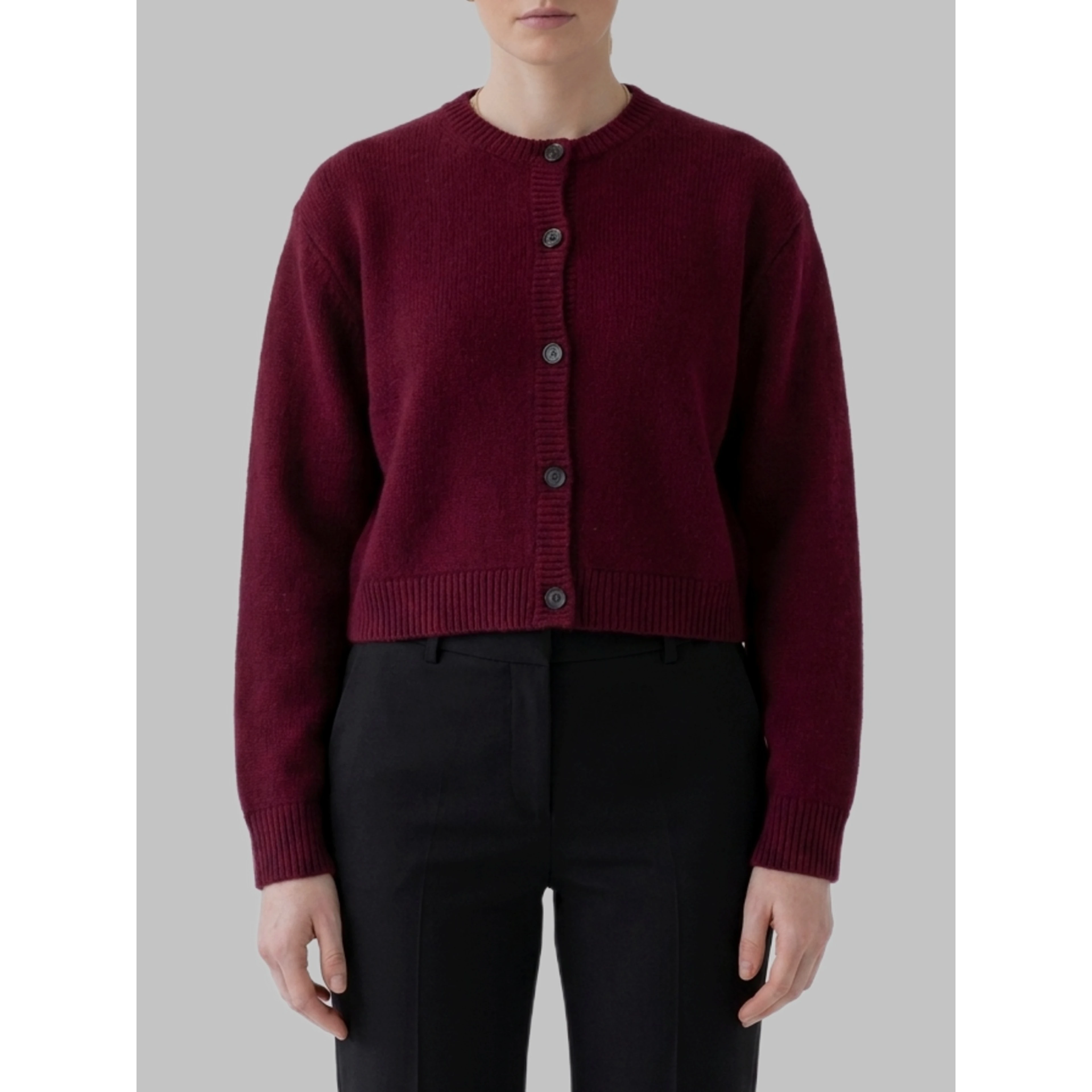 Deep Plum Emmylou cardigan jacket