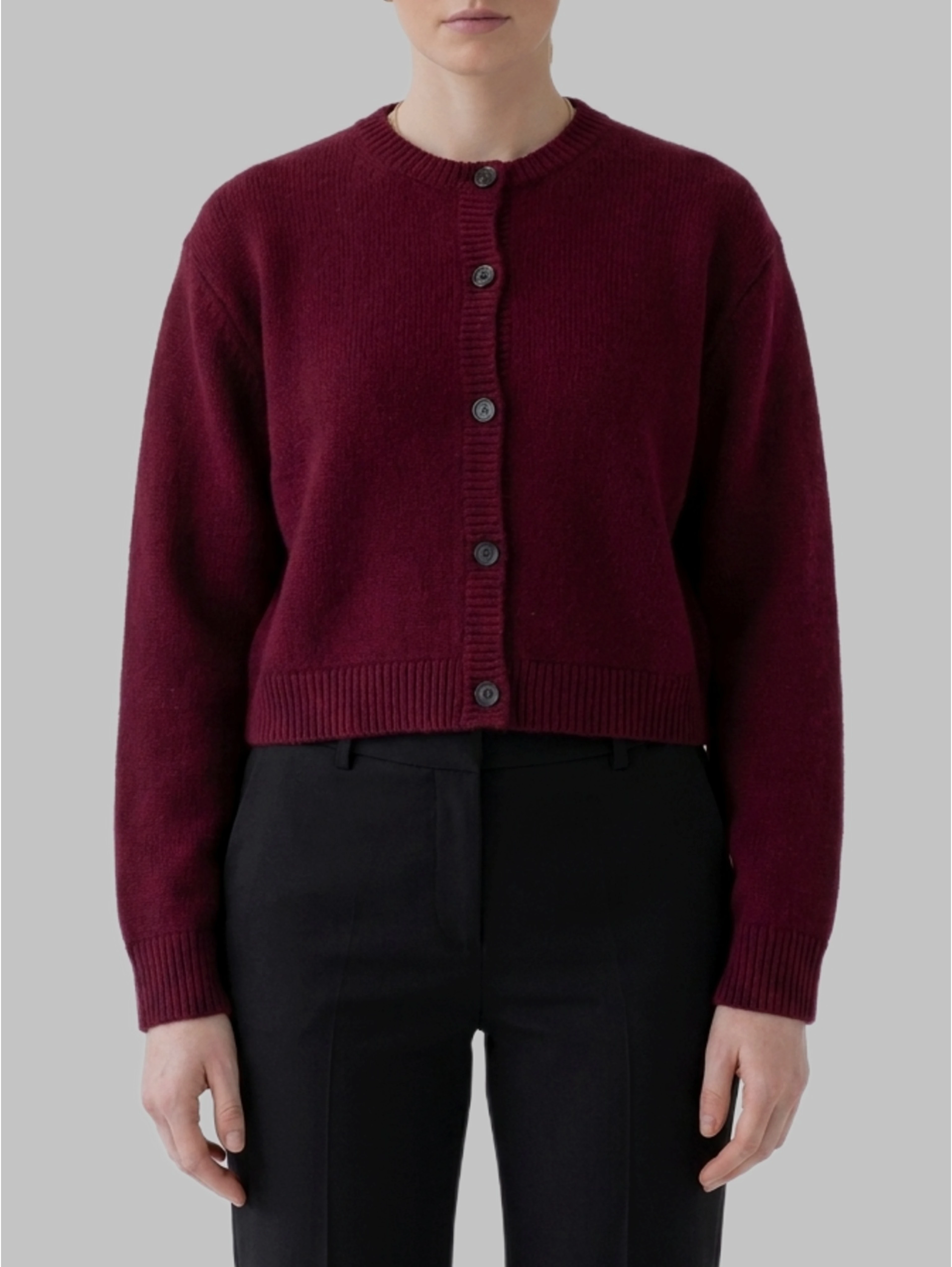 Deep Plum Emmylou cardigan jacket