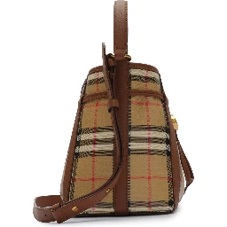 Mini Check bucket bag