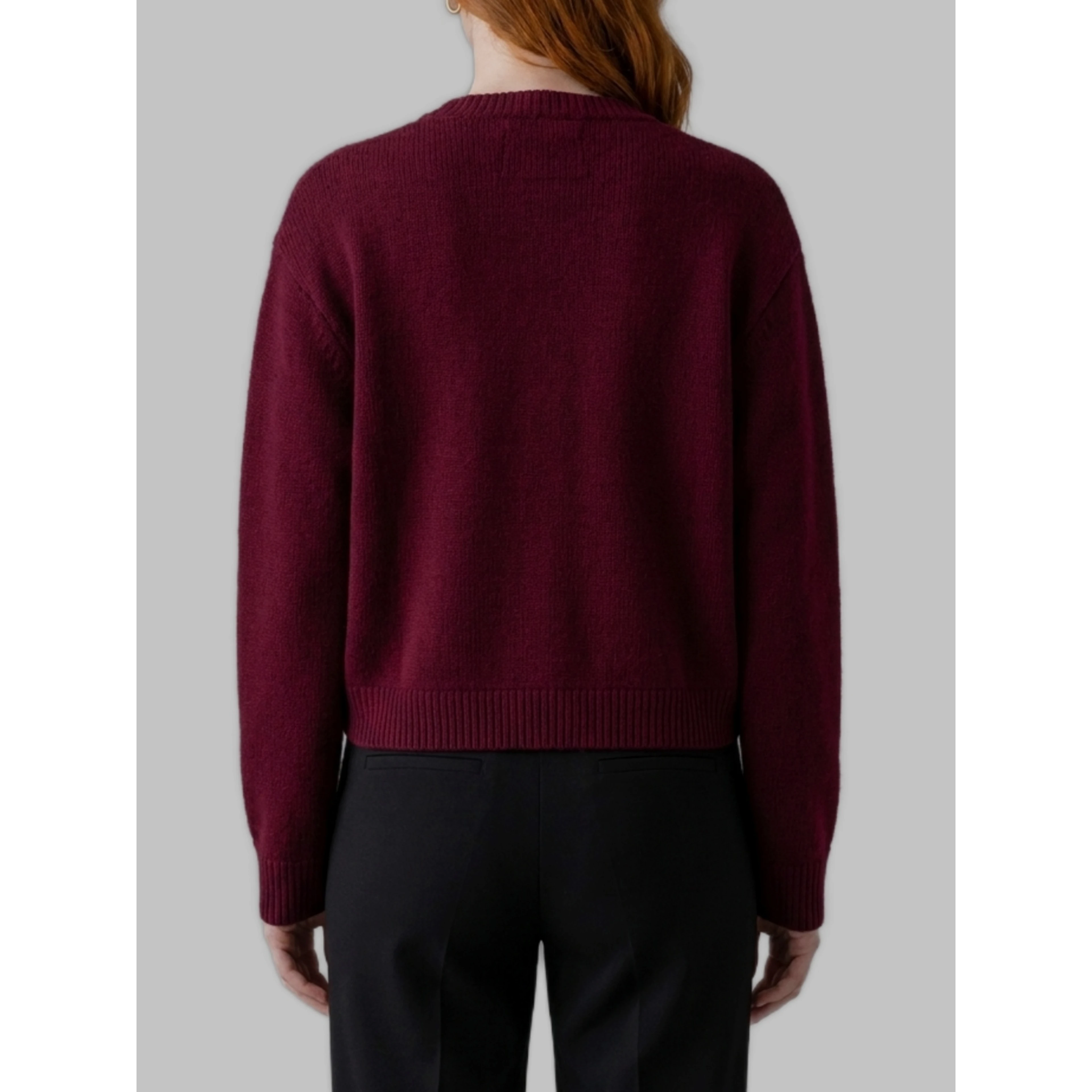 Deep Plum Emmylou cardigan jacket