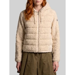 Quilted teddy-effect sweatshirt