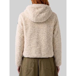 Quilted teddy-effect sweatshirt