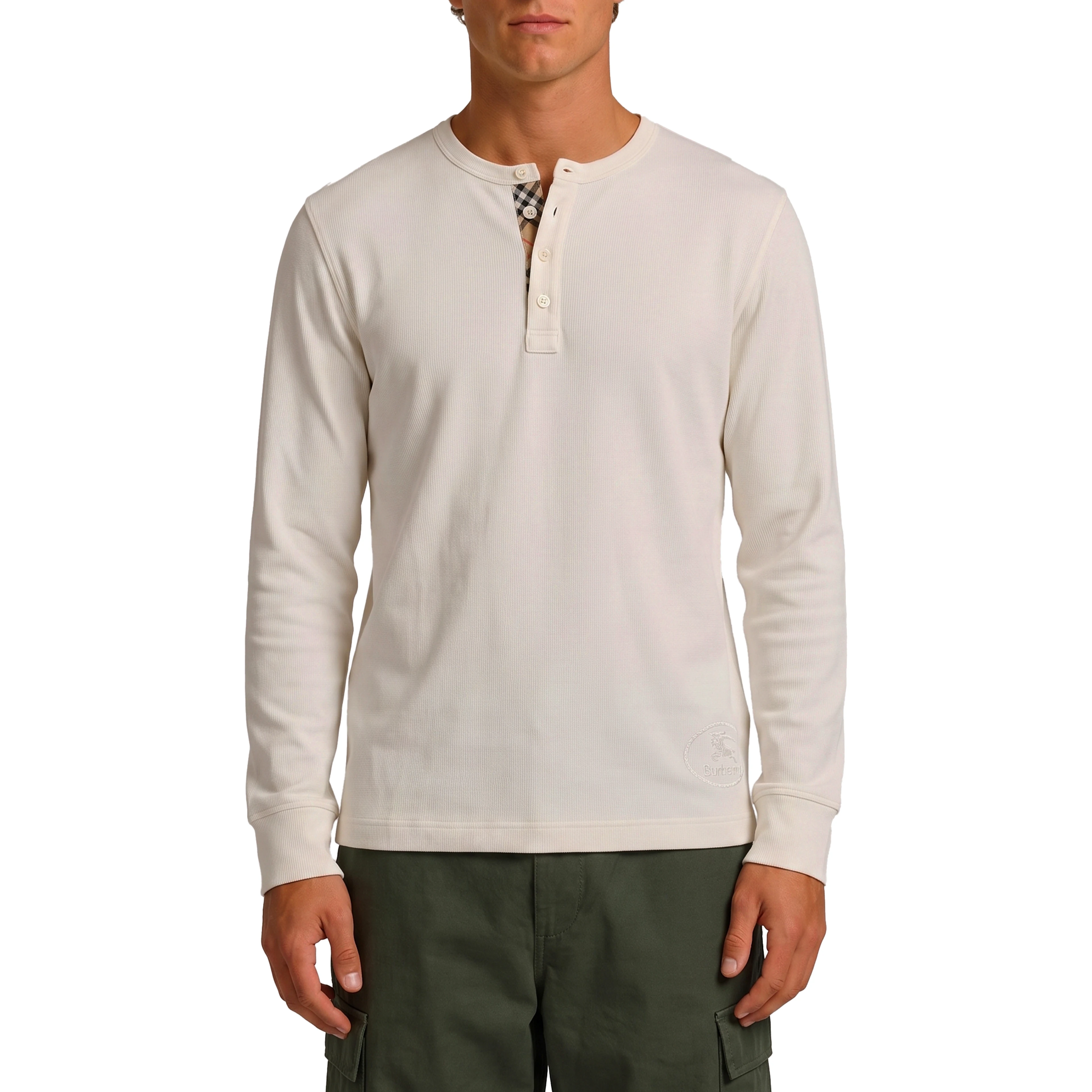 Long-sleeved cotton sweater