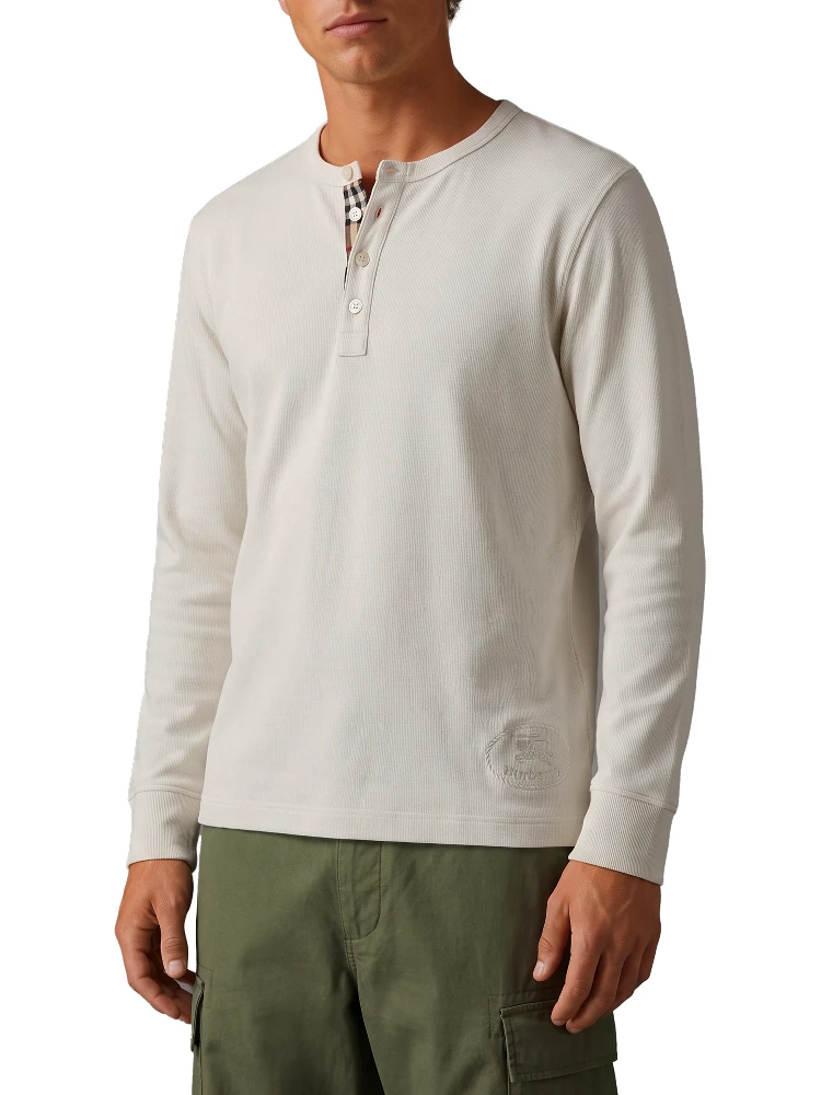 Long-sleeved cotton sweater alternative