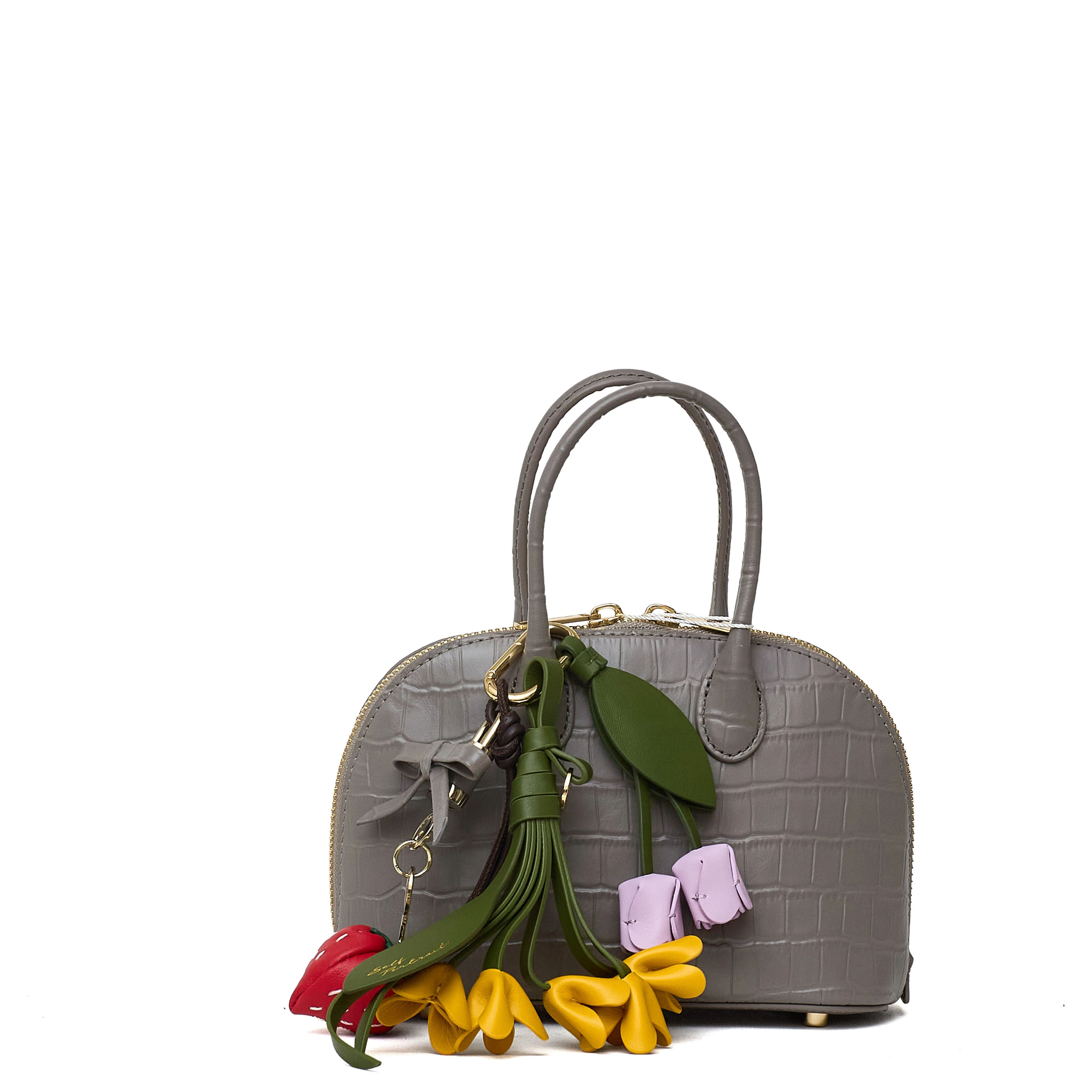 Croc Leather Toast Mini Bag