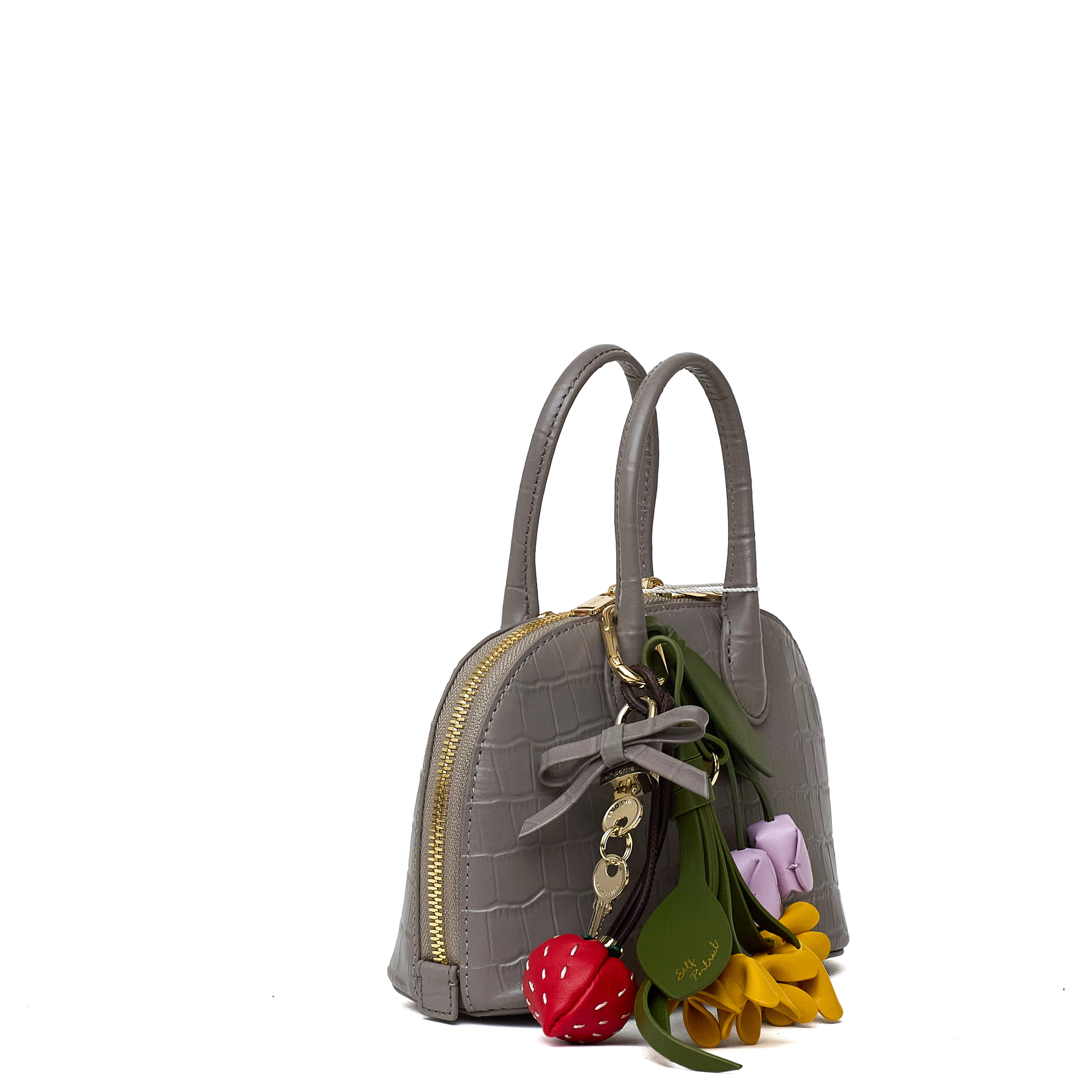 Croc Leather Toast Mini Bag