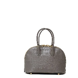 Croc Leather Toast Mini Bag