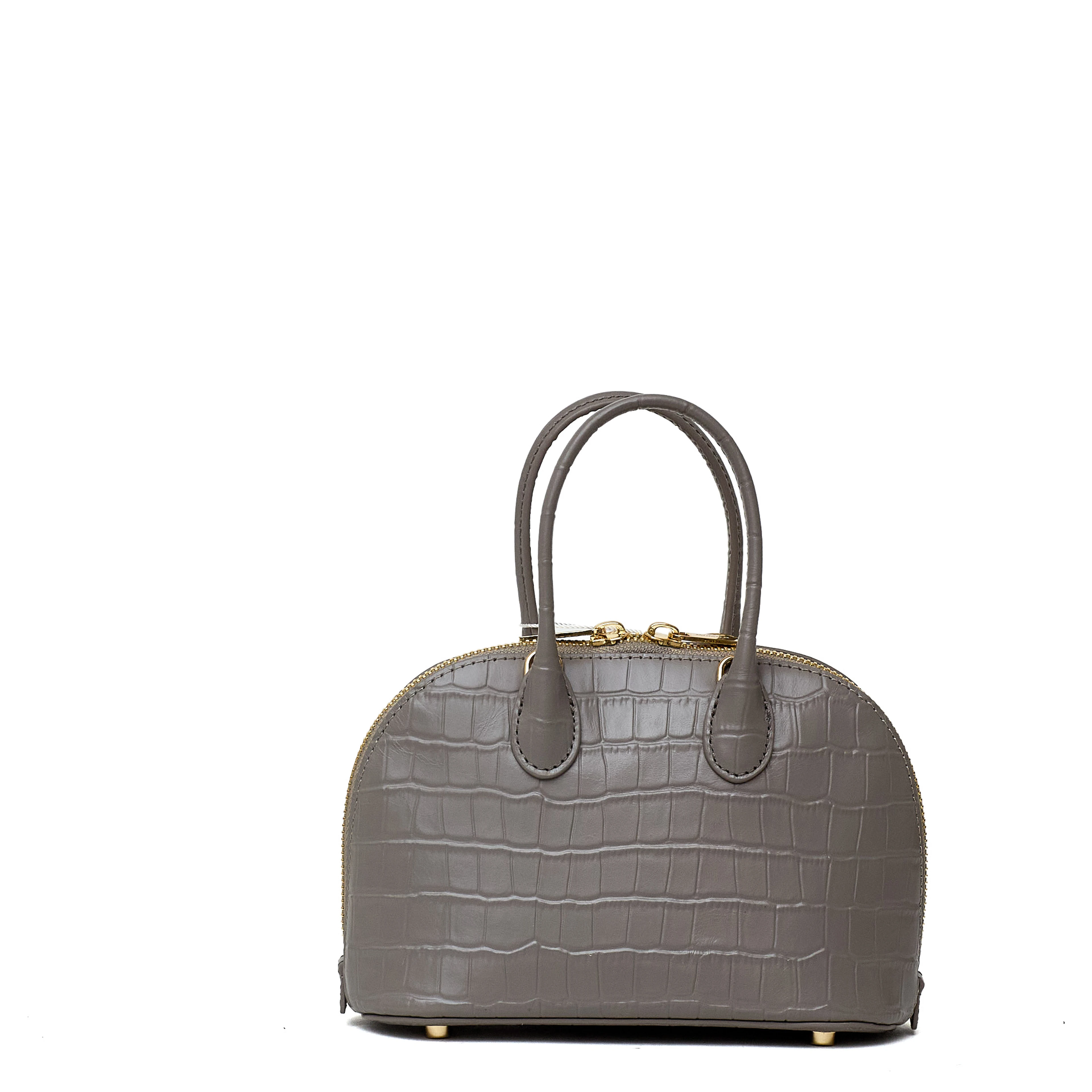 Croc Leather Toast Mini Bag