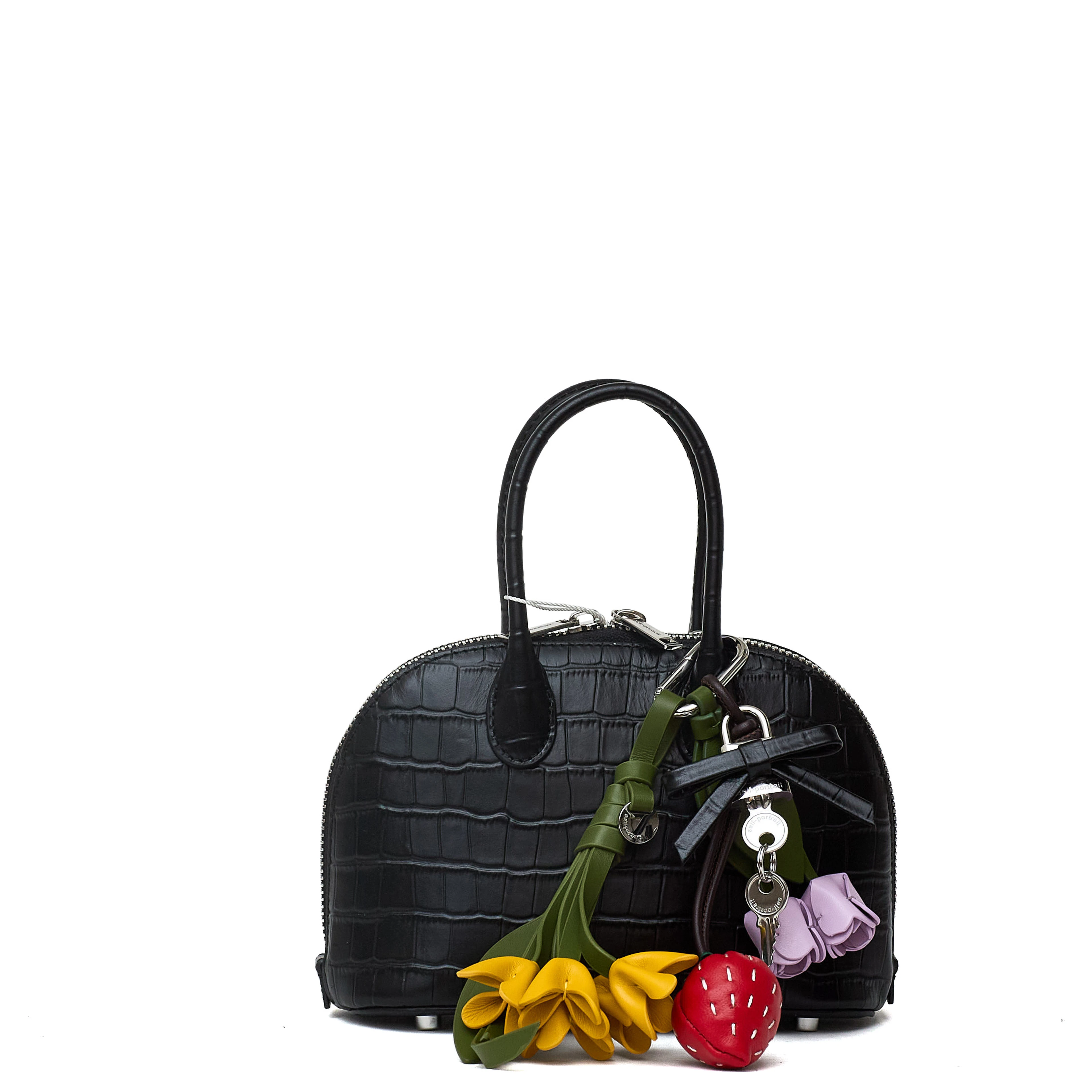 Croc Leather Toast Mini Bag