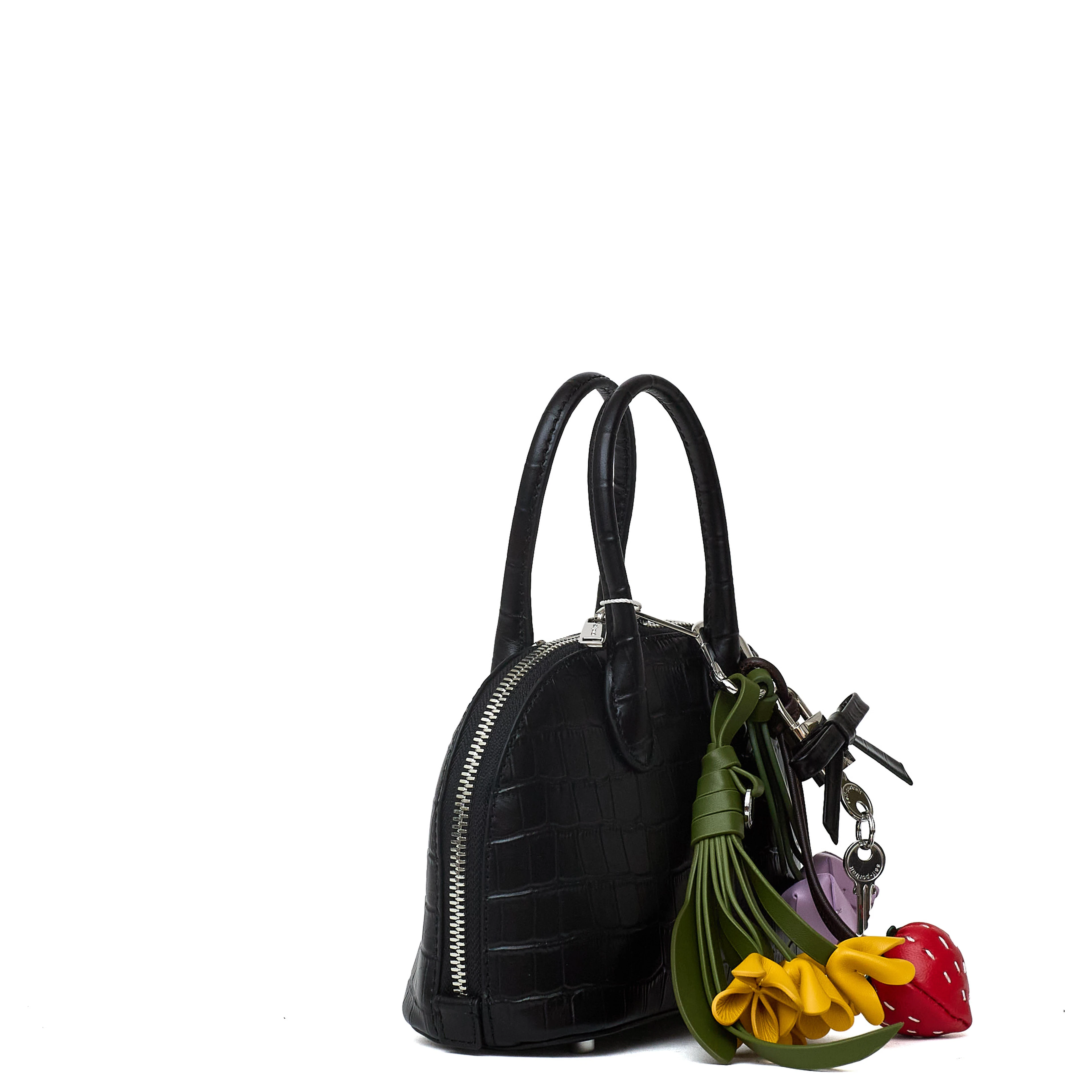 Croc Leather Toast Mini Bag