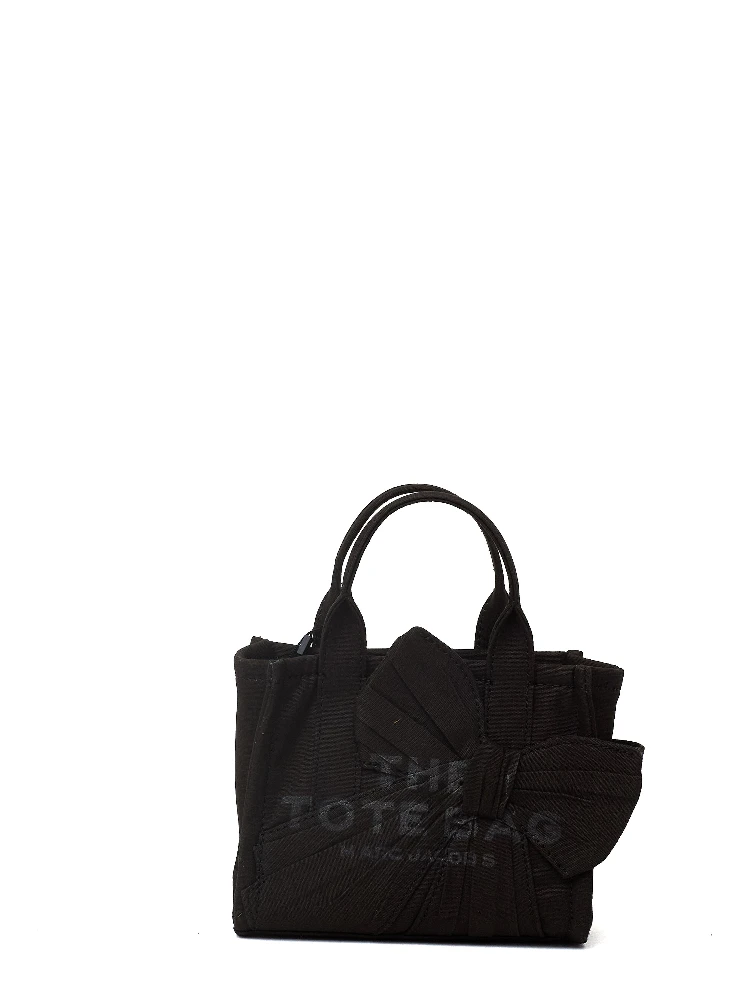 The Crossbody Tote Oversized Bow Canvas