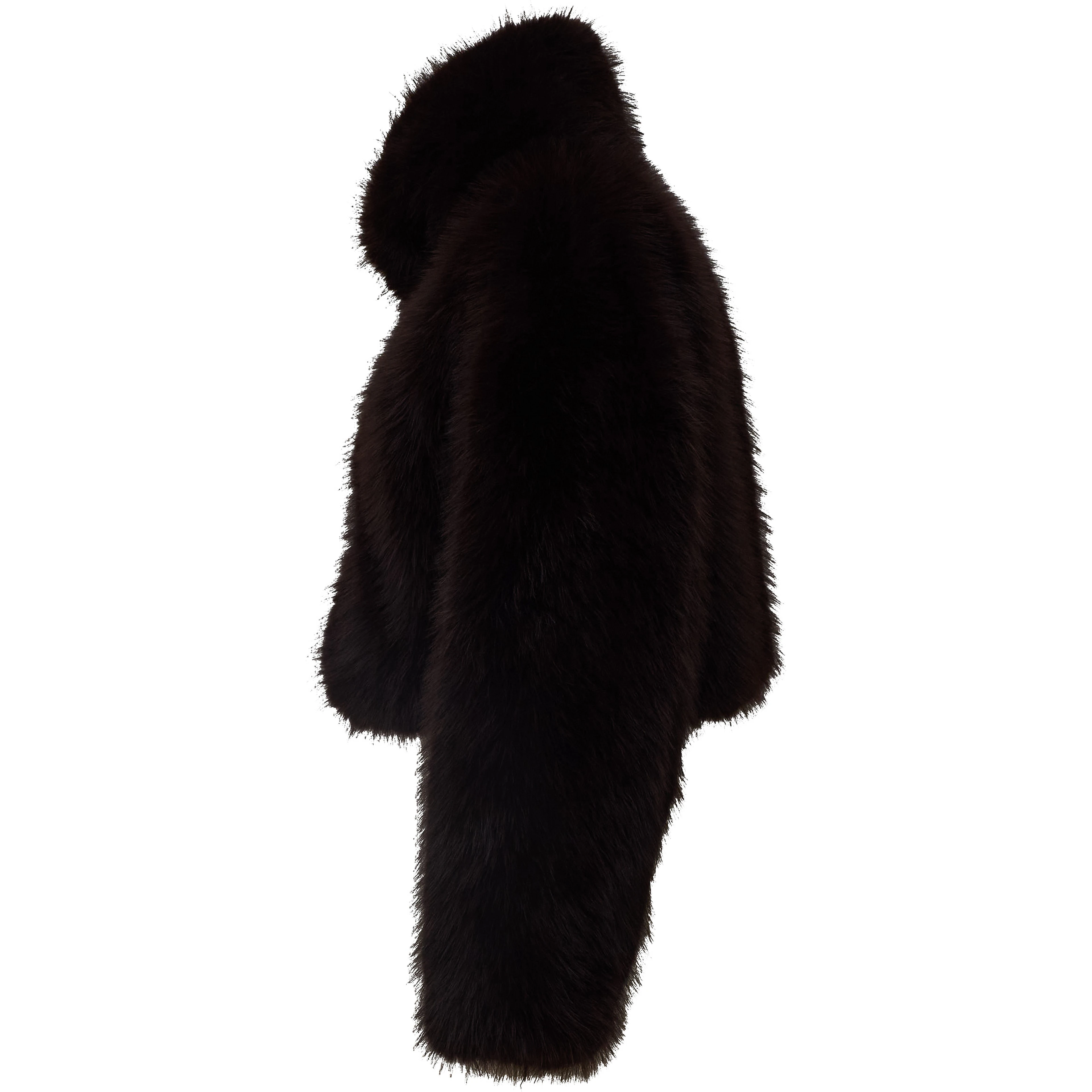 Salia Faux Fur Cropped Jacket Molé