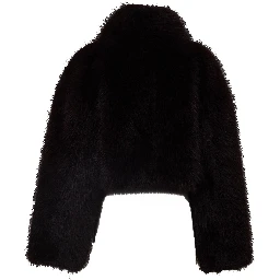 Salia Faux Fur Cropped Jacket Molé