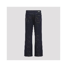 Off White Half Arrow Slim Relax Jeans
