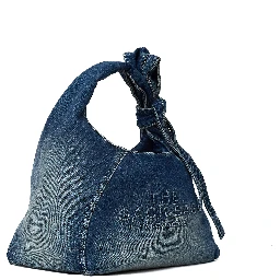 The Denim Bow Sack Bag