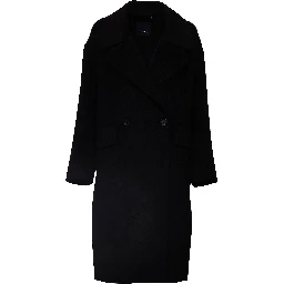 Cappotto Bruno In Lana, Cashmere Zibellinato