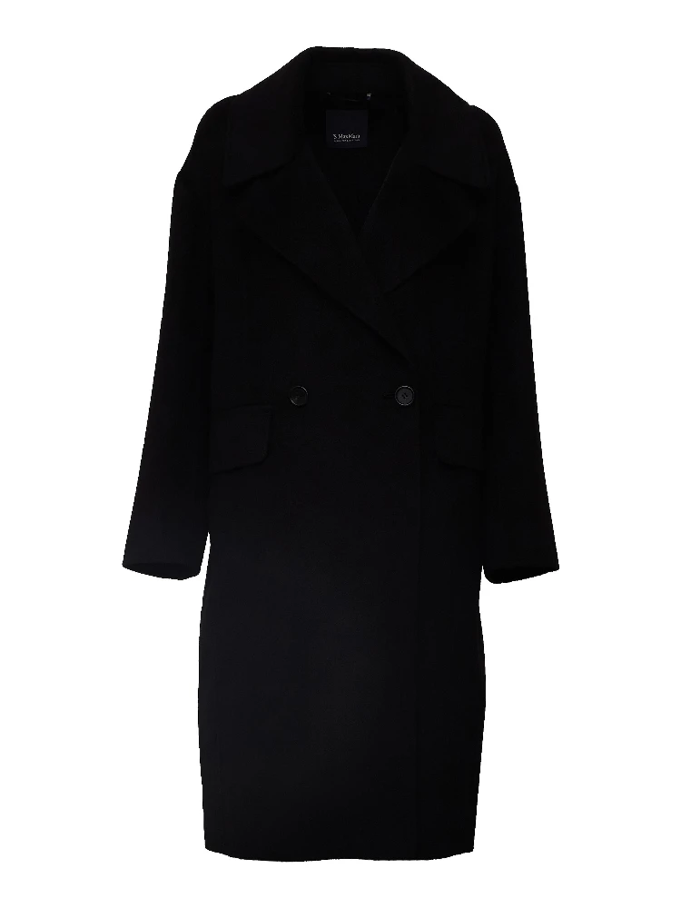Cappotto Bruno In Lana, Cashmere Zibellinato