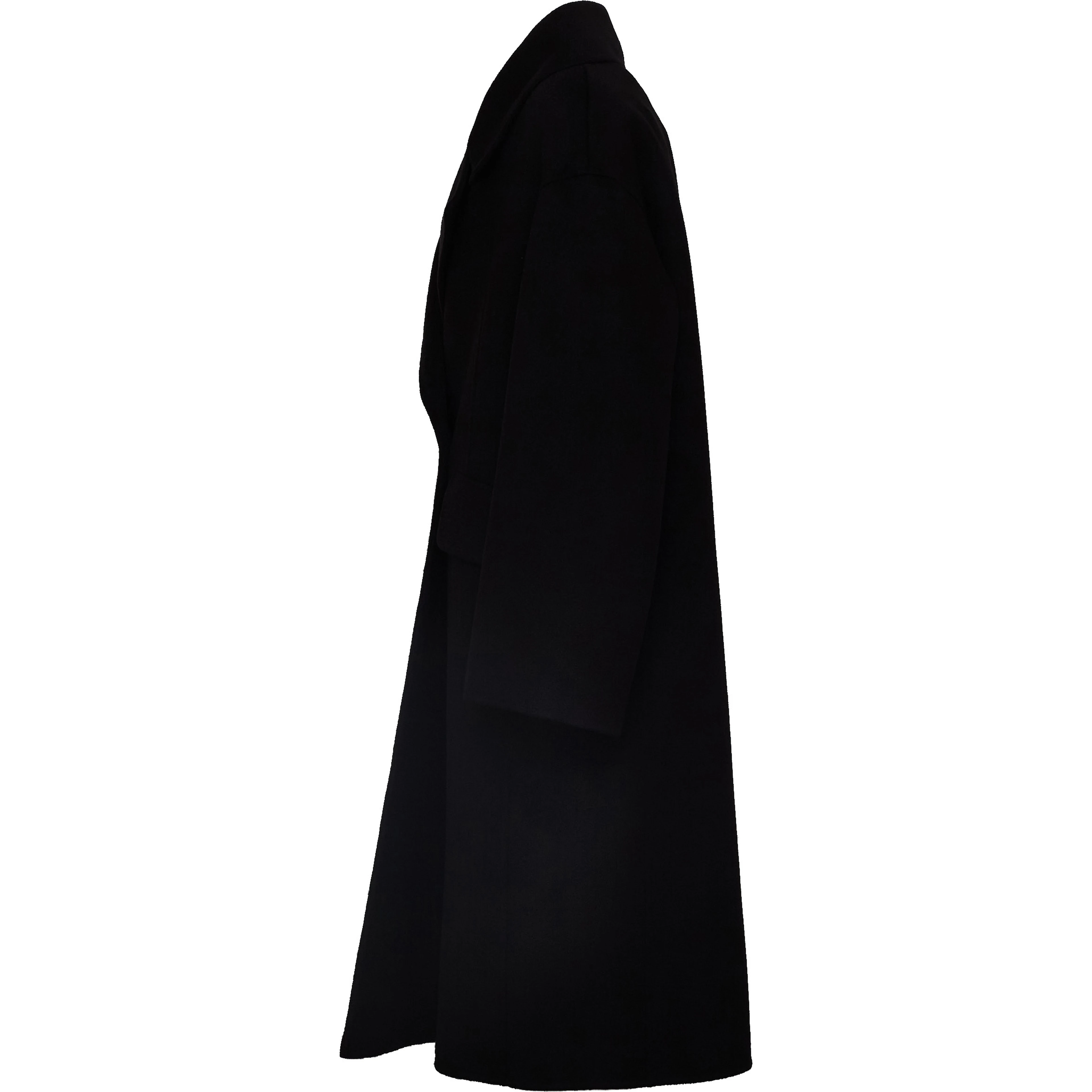 Cappotto Bruno In Lana, Cashmere Zibellinato