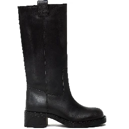 Sajan Vintage Effect Brown Leather Boots