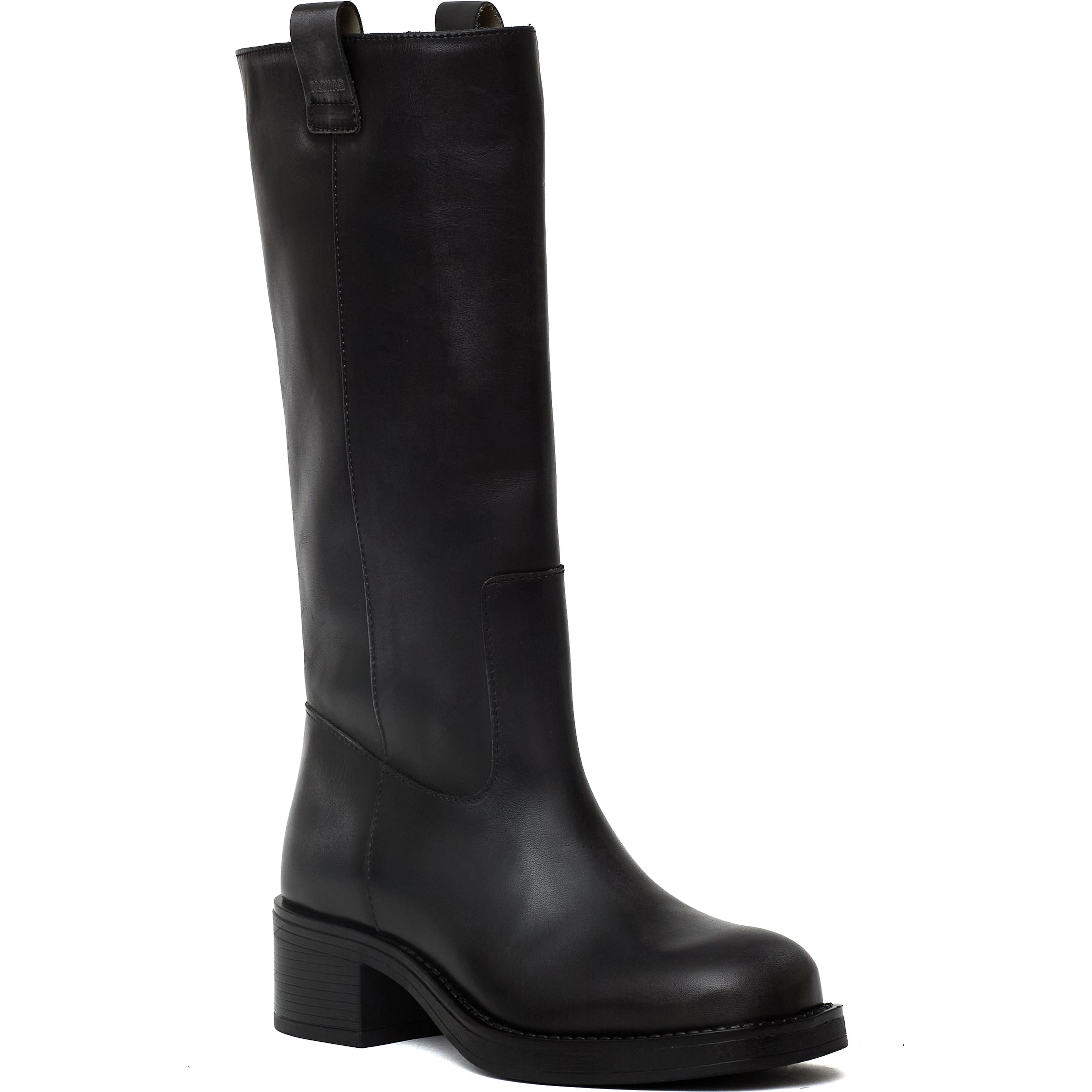 Sajan Vintage Effect Brown Leather Boots