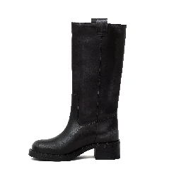 Sajan Vintage Effect Brown Leather Boots