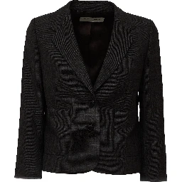 Bamis Jacket Yarn Dyed Abstract Check Wool