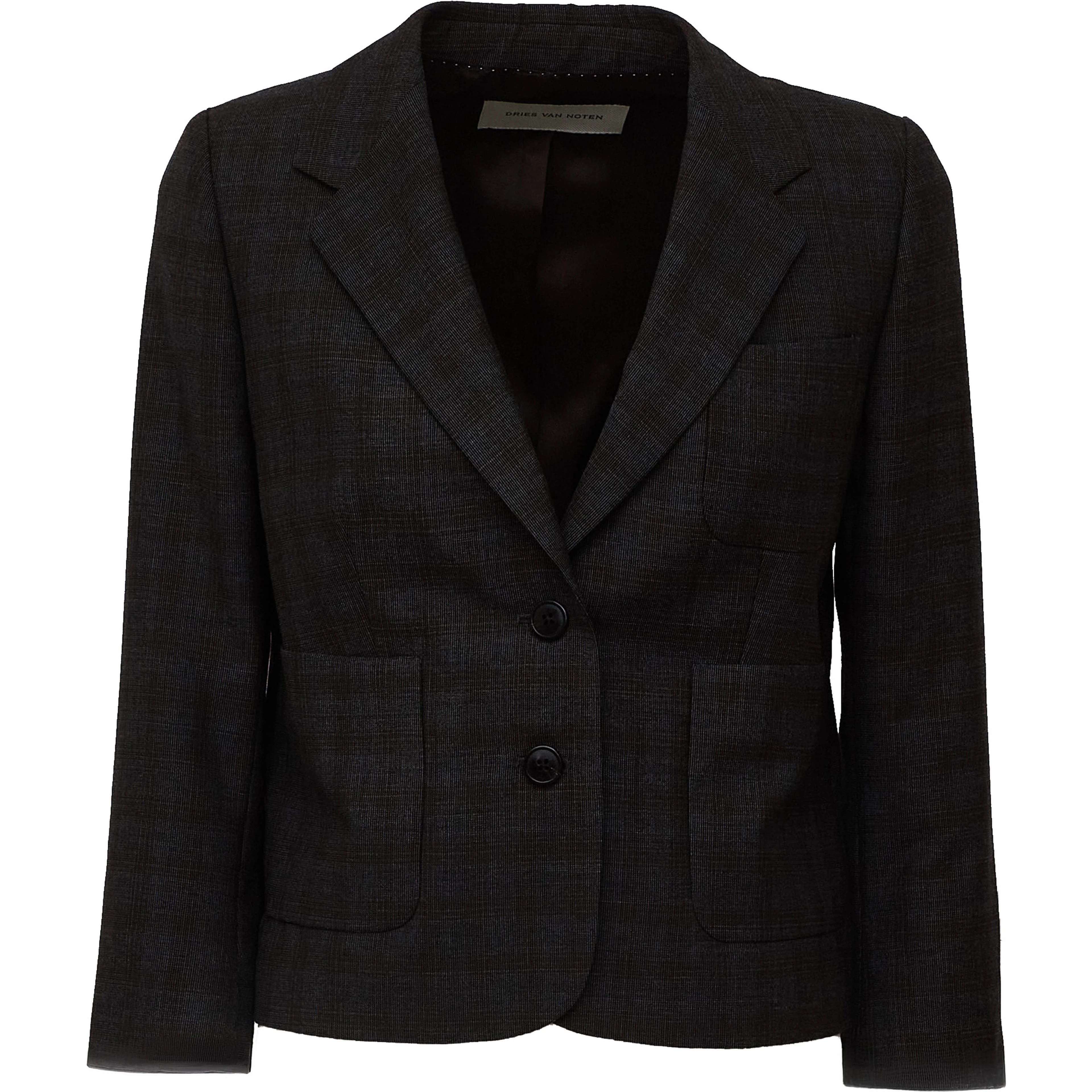 Bamis Jacket Yarn Dyed Abstract Check Wool
