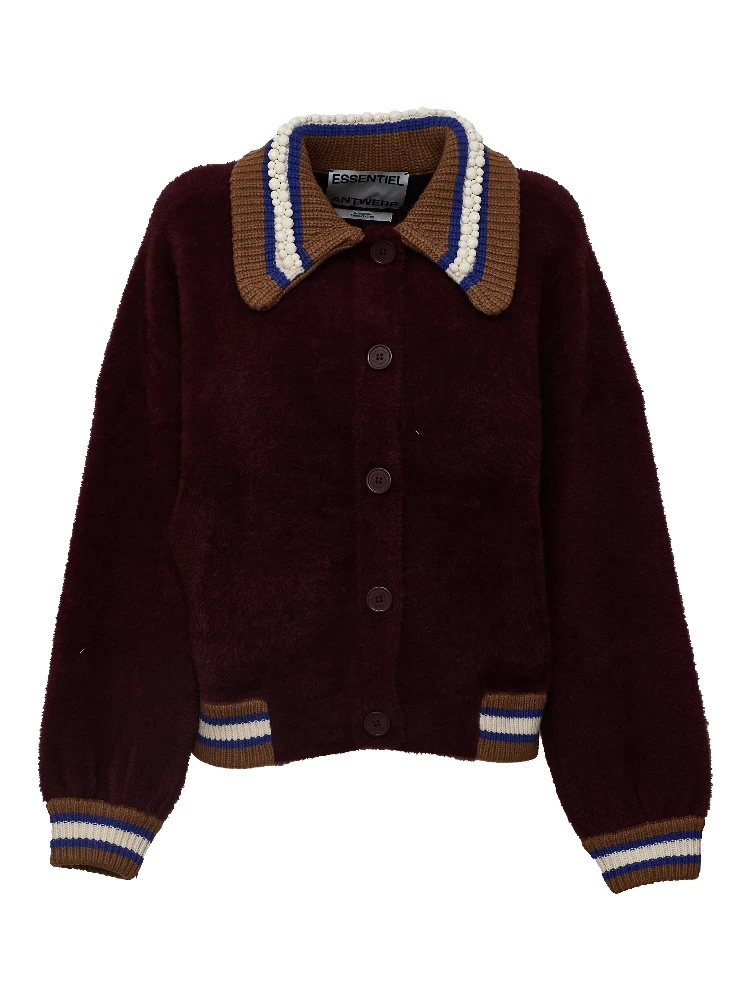 Kamore Knit Jacket With Collar