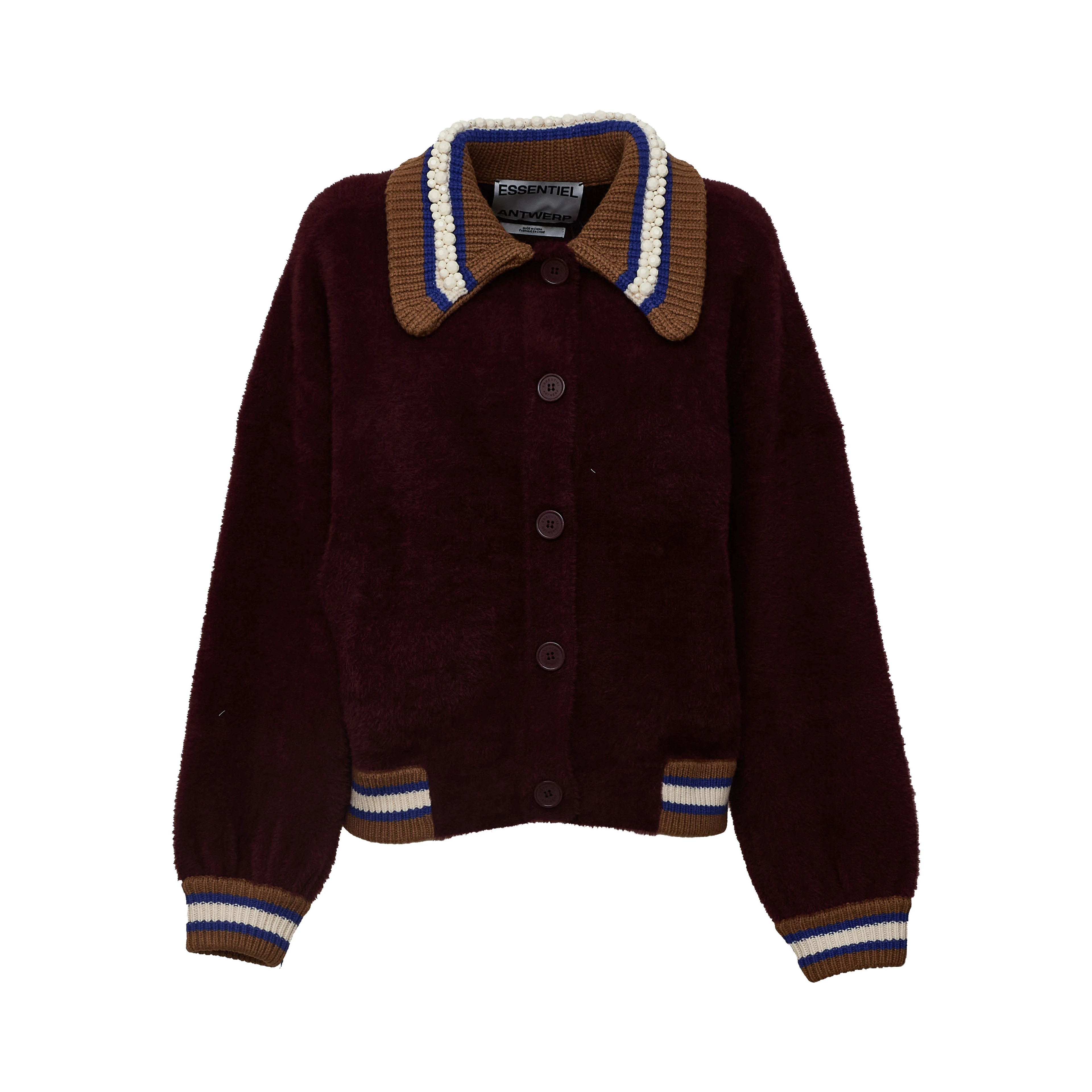 Kamore Knit Jacket With Collar