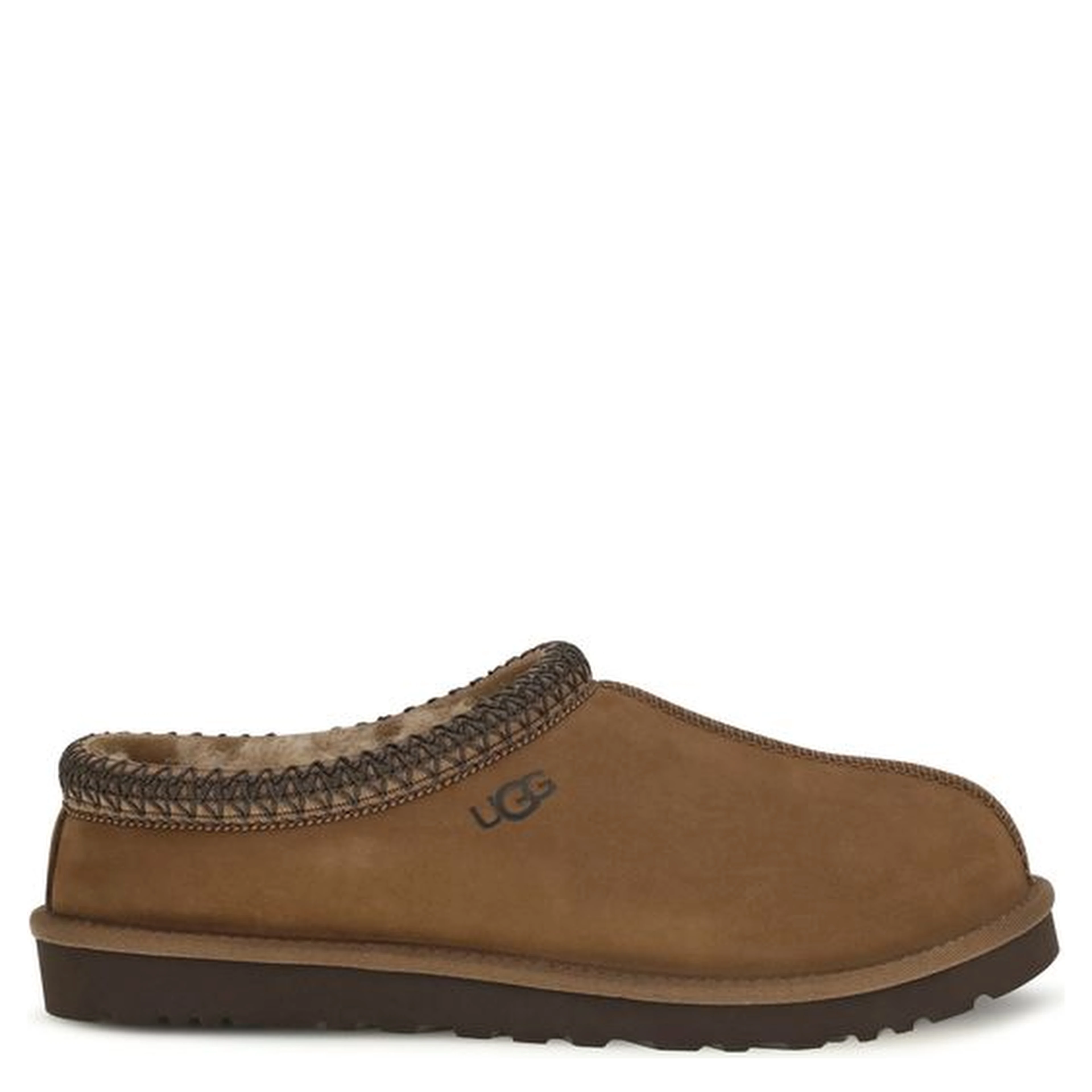 Brown Nubuc Leather Clogs
