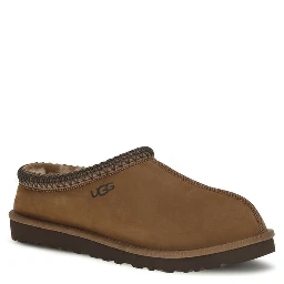 Brown Nubuc Leather Clogs